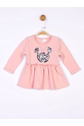 Minnie Lisanslı Bebek Pullu Elbise 18377 BMN18377-22K1