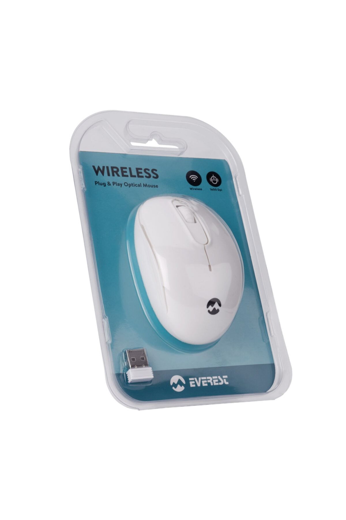 Everest Smw-666 Usb Beyaz 2.4ghz Optik Wireless Mouse