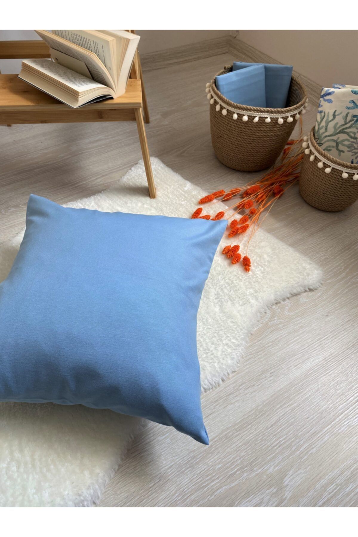 Baby hotsell blue cushions