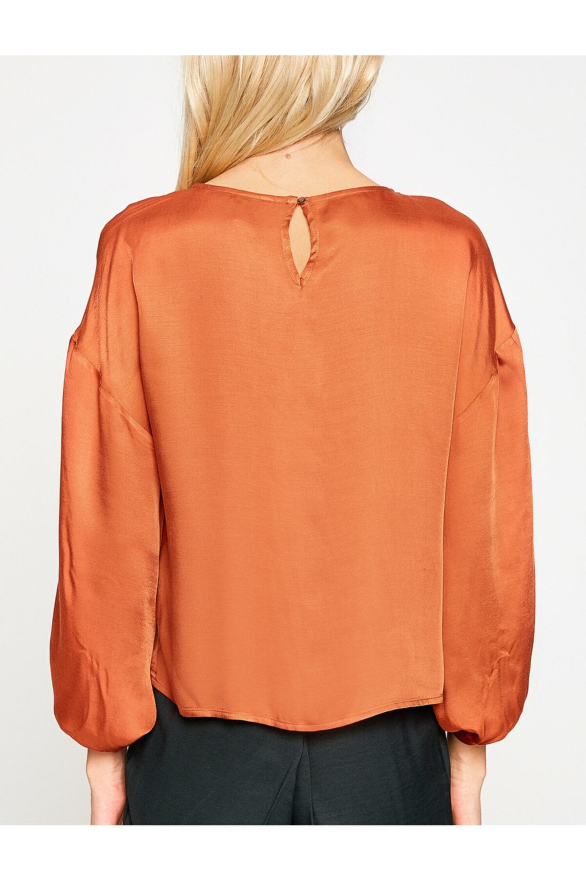 Koton-Women's Brown Blouse 8KAK63113EW 5