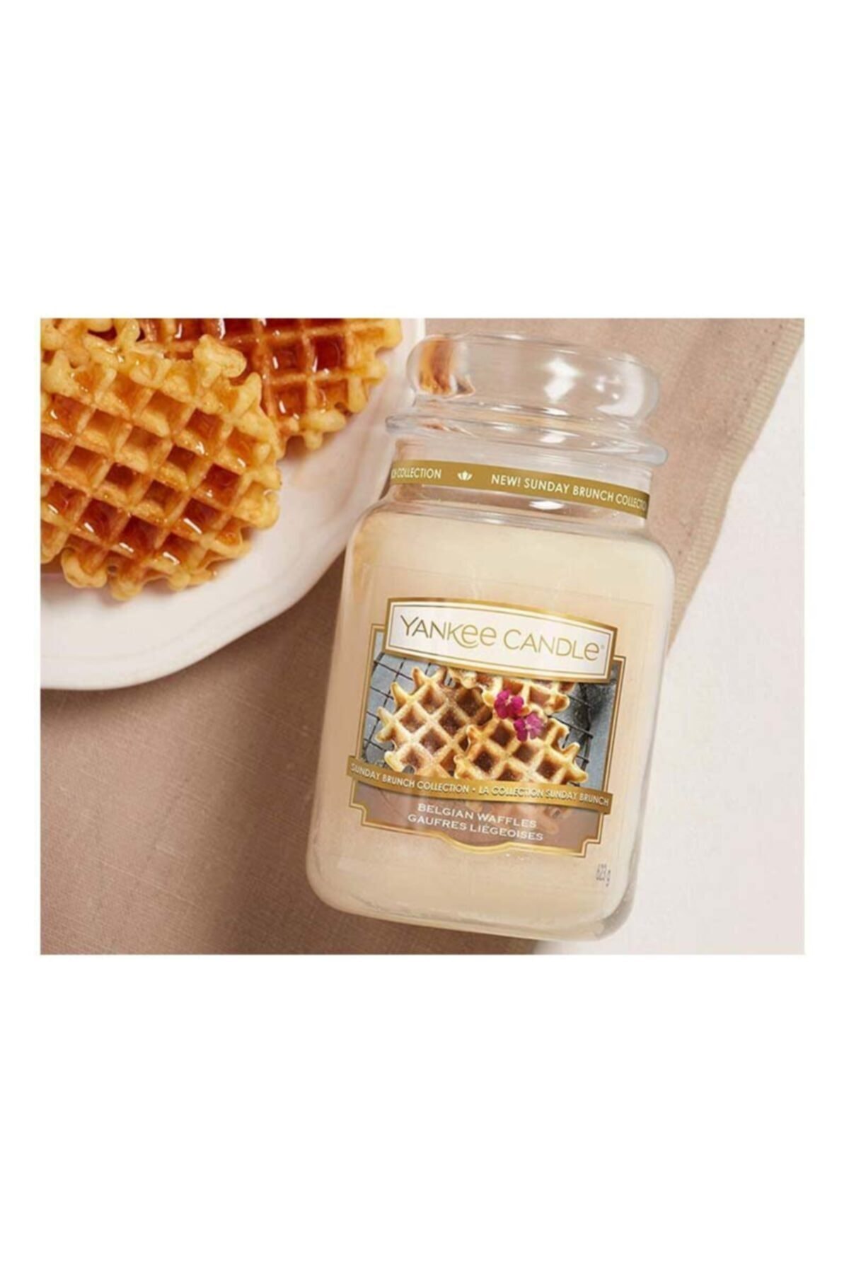 Yankee Candle 1611843e Büyük Klasik Mum Belgian Waffles Fiyatı