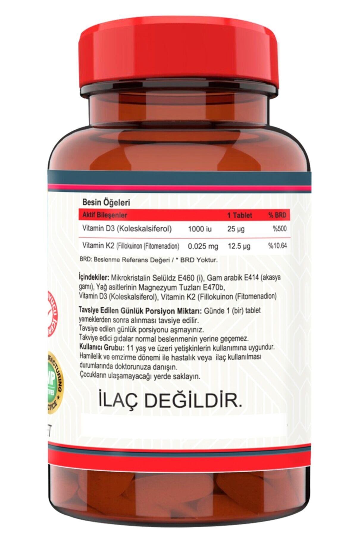Nevfix-Vitamin D3 Vitamin K2 120 Tablets 2