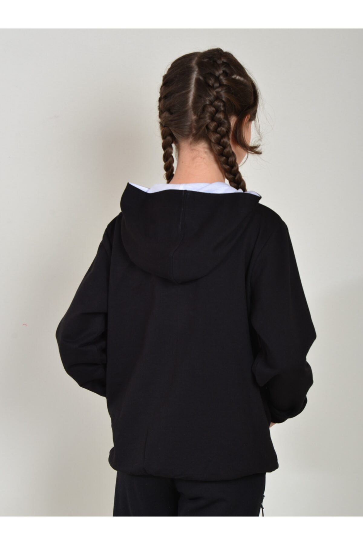 سویشرت پسرانه مشکی KİDSPİTİRCİK | KİDS-1086 اورجینال - تصویر 4