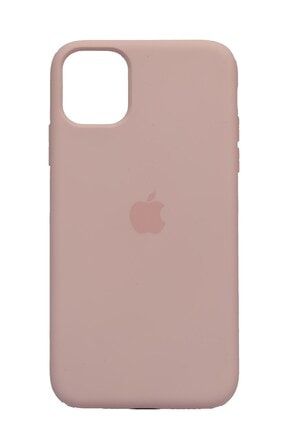 Apple Iphone 11 Pro (5.8') Altı Kapalı Logolu Lansman Kılıf Kapak Kum Pembe CLL0011