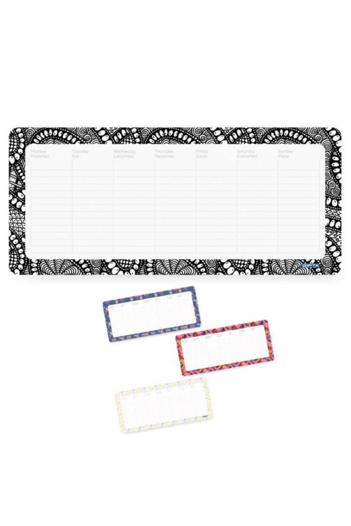 Gıpta-Weekly Planner Planner 28x12 Cm. 52 Ed. 2