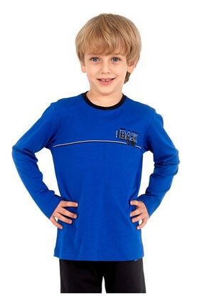 Erkek Çocuk Pijama Takımı 30737 - Mavi