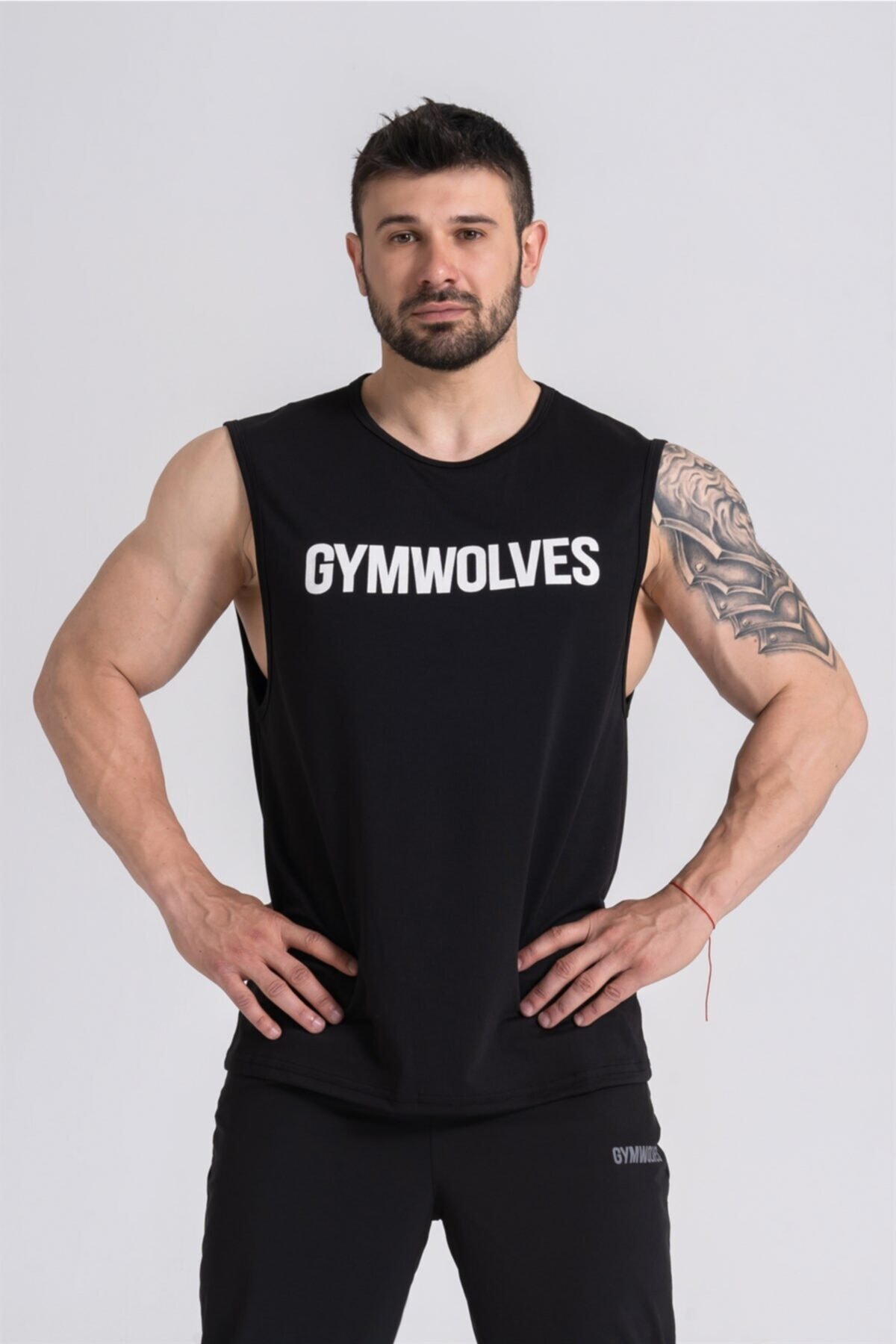 Gymwolves T-Shirt Schwarz Regular Fit