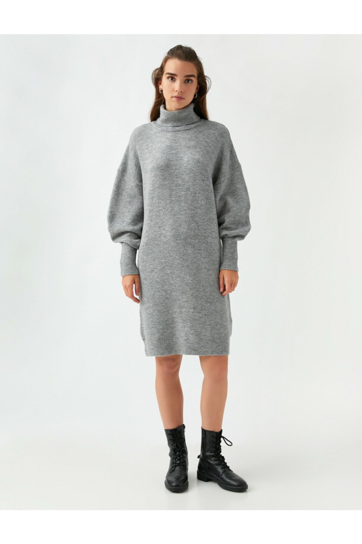 Koton Kleid Grau Strickkleid Fast ausverkauft