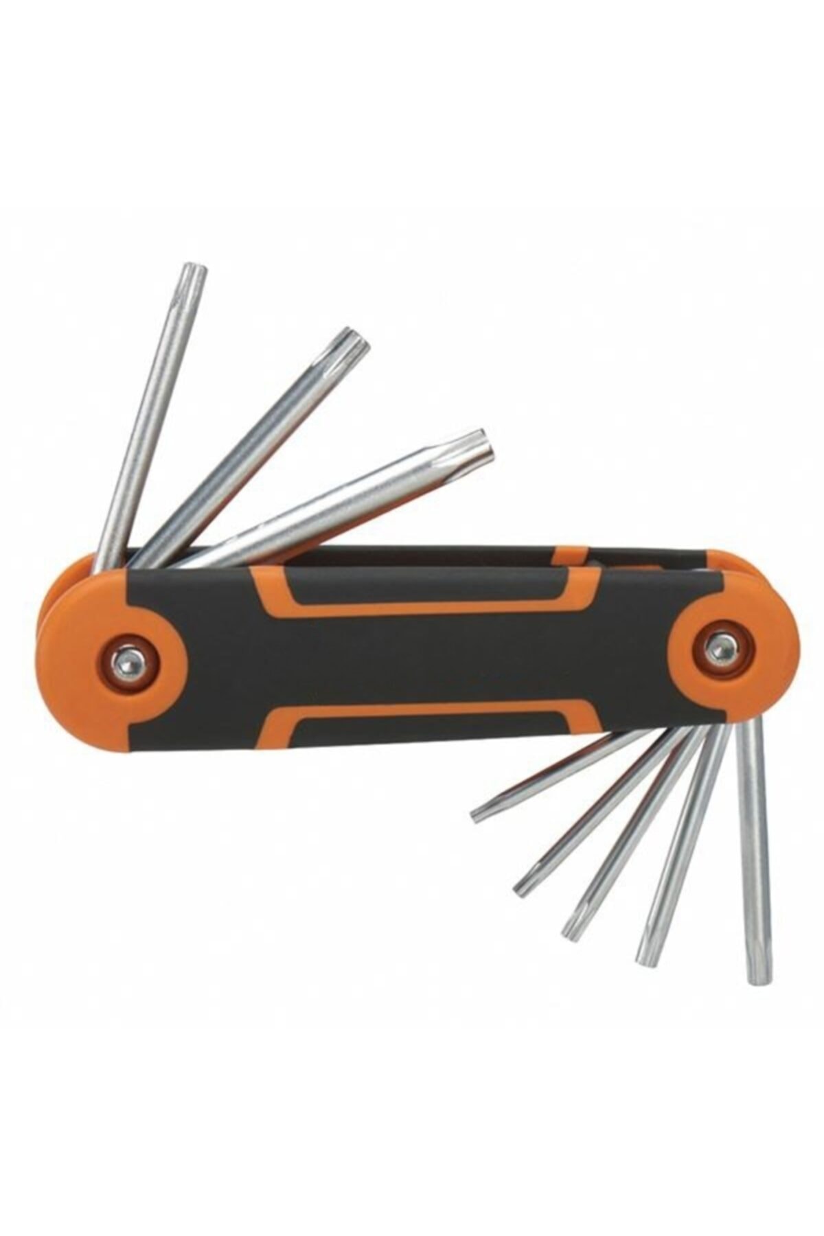 FixBaur Katlanır Tork Anahtar Alyan Takımı 8 Parça Torx Allan Tornavida