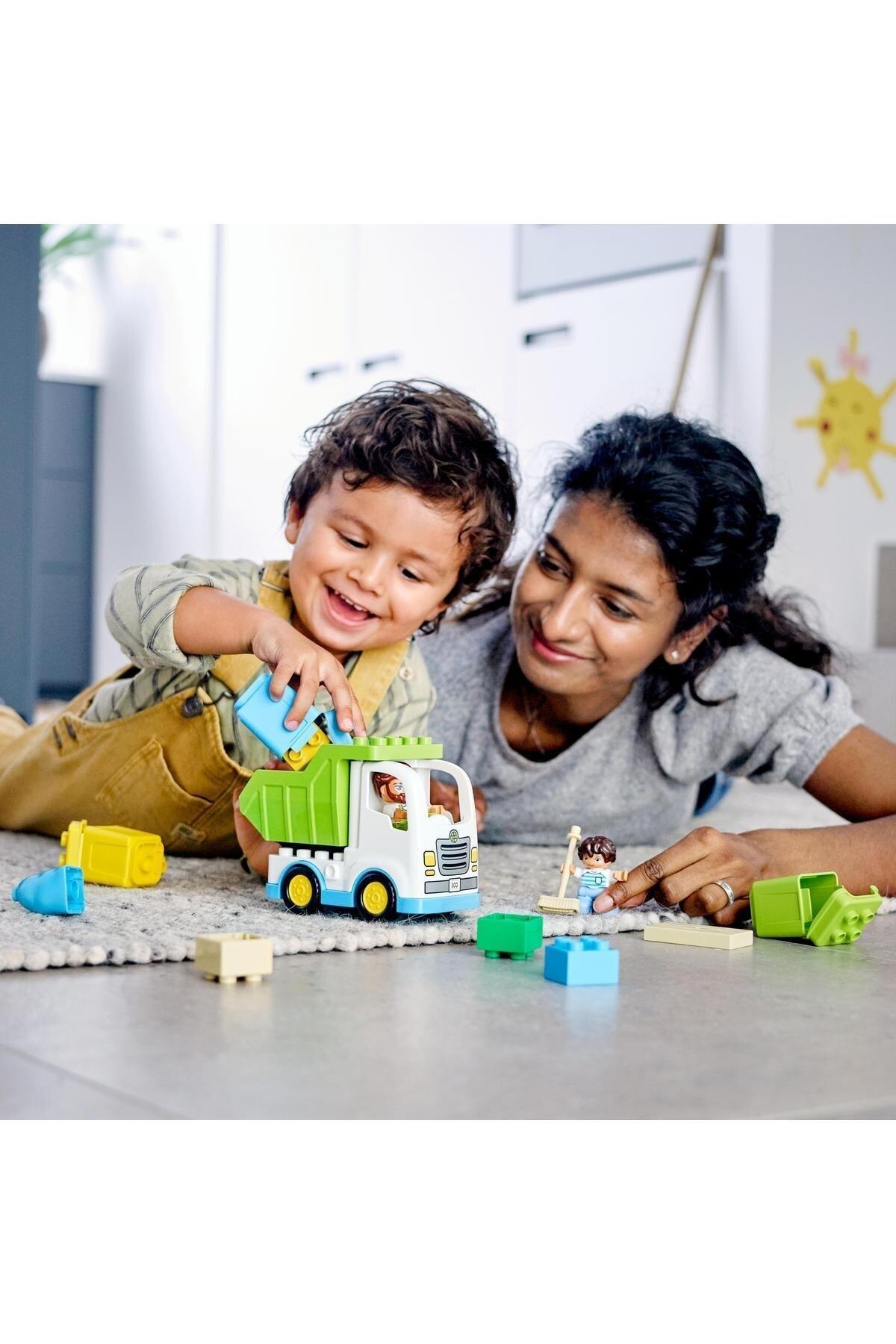 کامیون حمل زباله و بازیافت شهر دوپلو ۱۰۹۴۵ – مجموعه ساختنی اسباب‌بازی خلاقانه (۱۹ تکه)