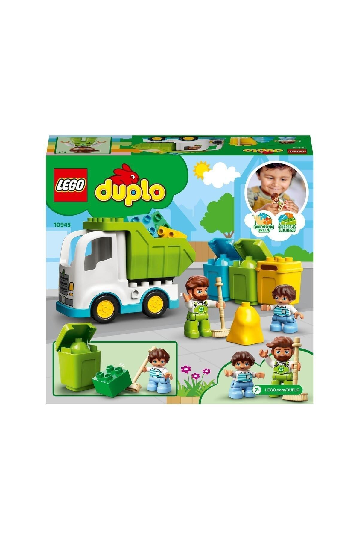 کامیون حمل زباله و بازیافت شهر دوپلو ۱۰۹۴۵ – مجموعه ساختنی اسباب‌بازی خلاقانه (۱۹ تکه)