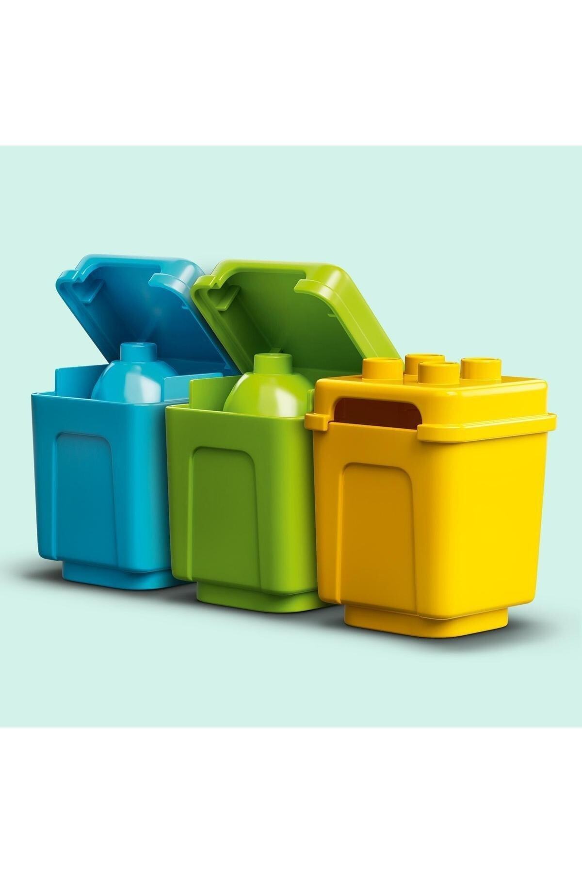 کامیون حمل زباله و بازیافت شهر دوپلو ۱۰۹۴۵ – مجموعه ساختنی اسباب‌بازی خلاقانه (۱۹ تکه)