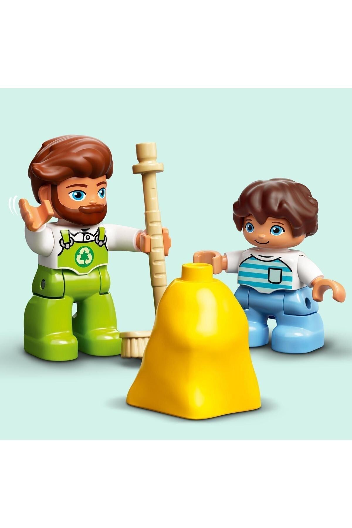 کامیون حمل زباله و بازیافت شهر دوپلو ۱۰۹۴۵ – مجموعه ساختنی اسباب‌بازی خلاقانه (۱۹ تکه)