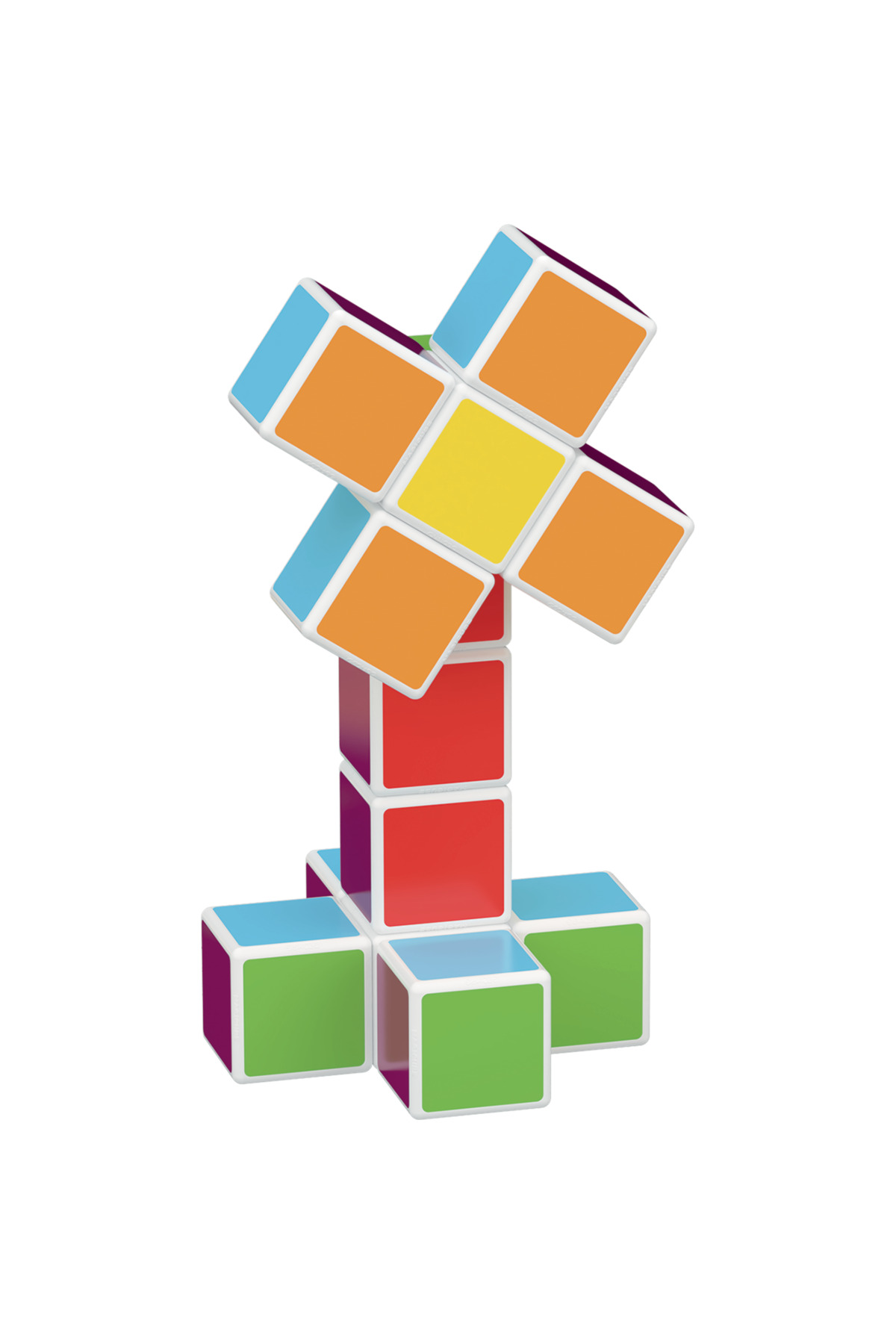 مکعبک جادویی ساخت کلمه + گیره‌ها، اسباب‌بازی‌های مغناطیسی STEM برای کودکان، مقناطیس آموزشی اولیه