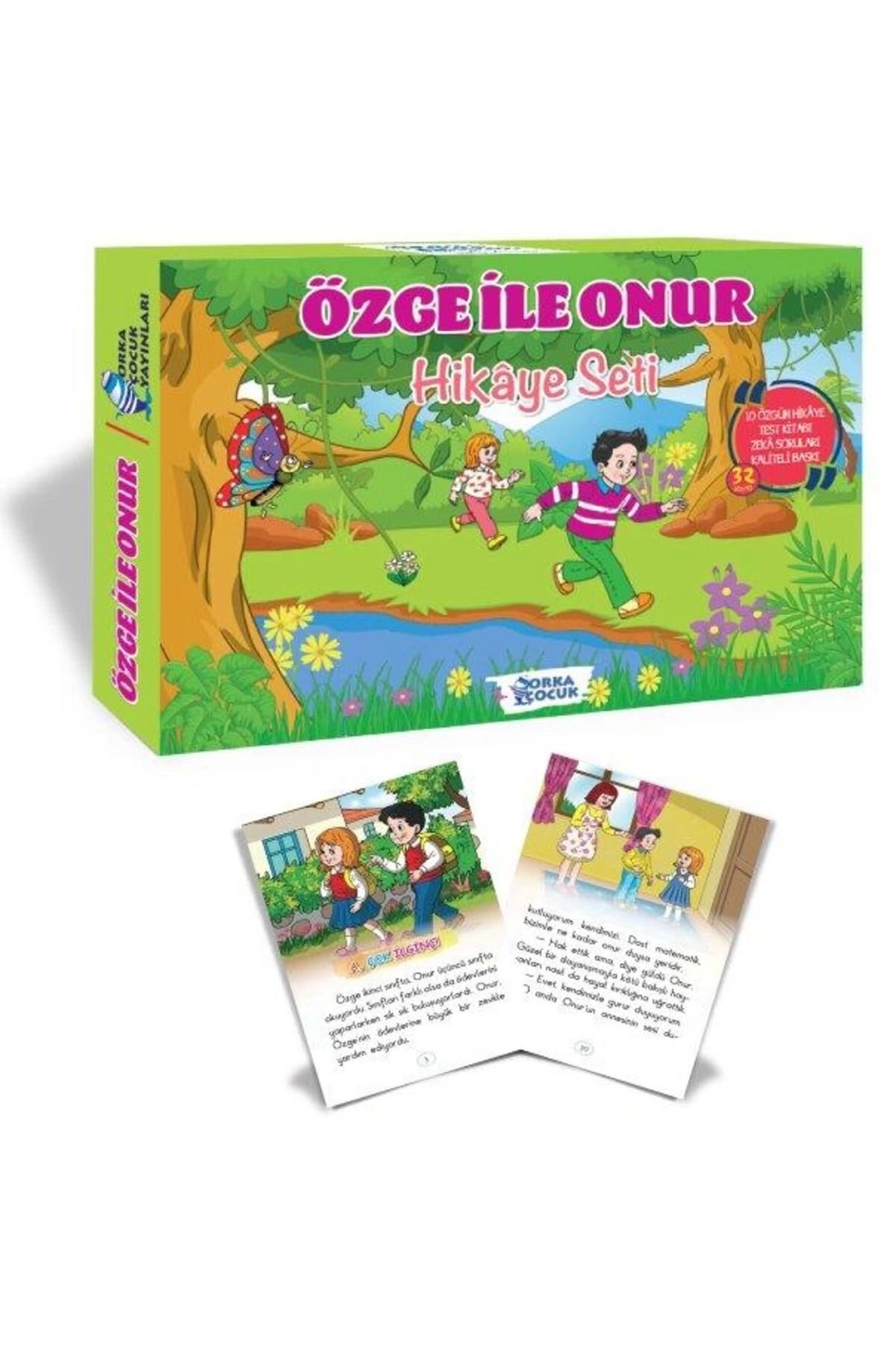 Orka Çocuk Yayınları Orka 2. Sınıf Özge Ile Onur Hikaye Seti 10