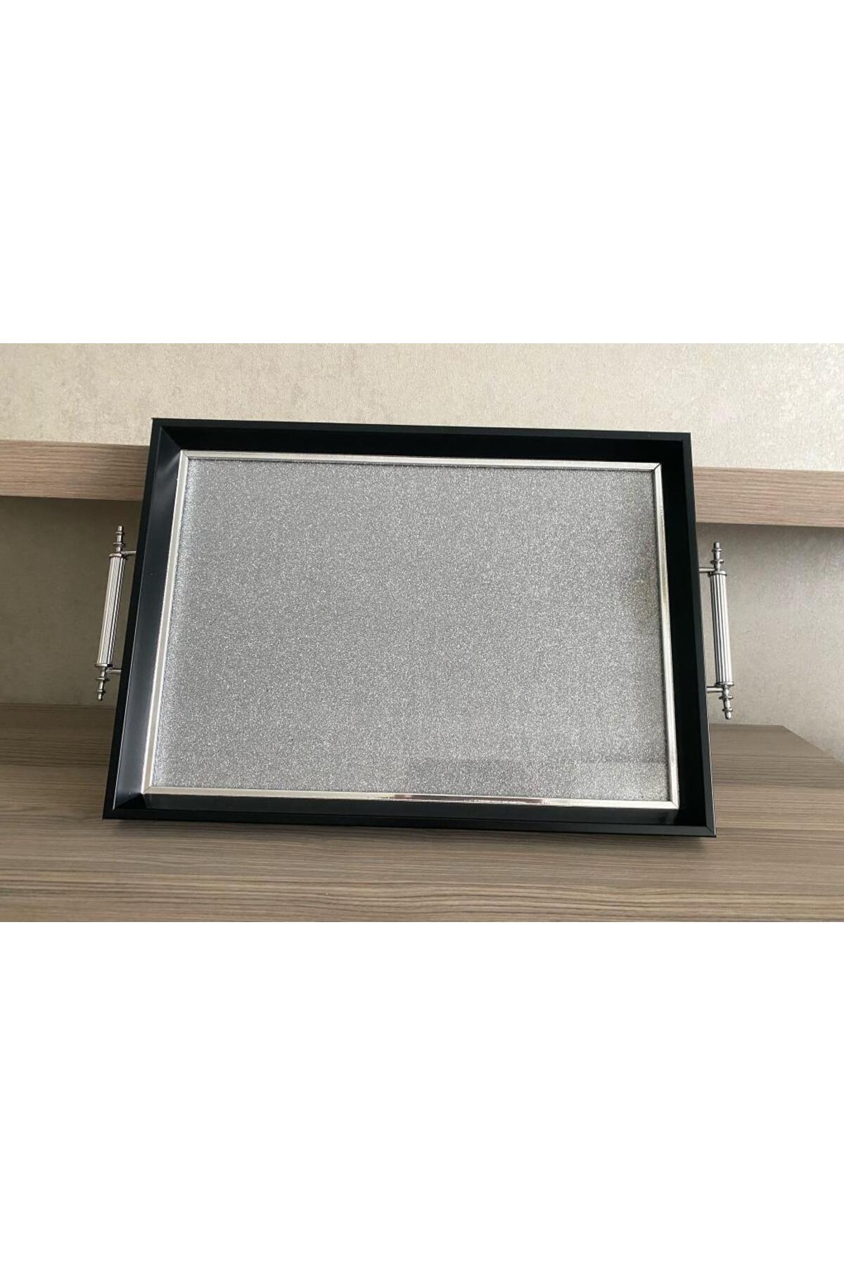 Mirsa Global-Glitter Tea Tray, Luxury Tea Tray, Presentation Tray 2