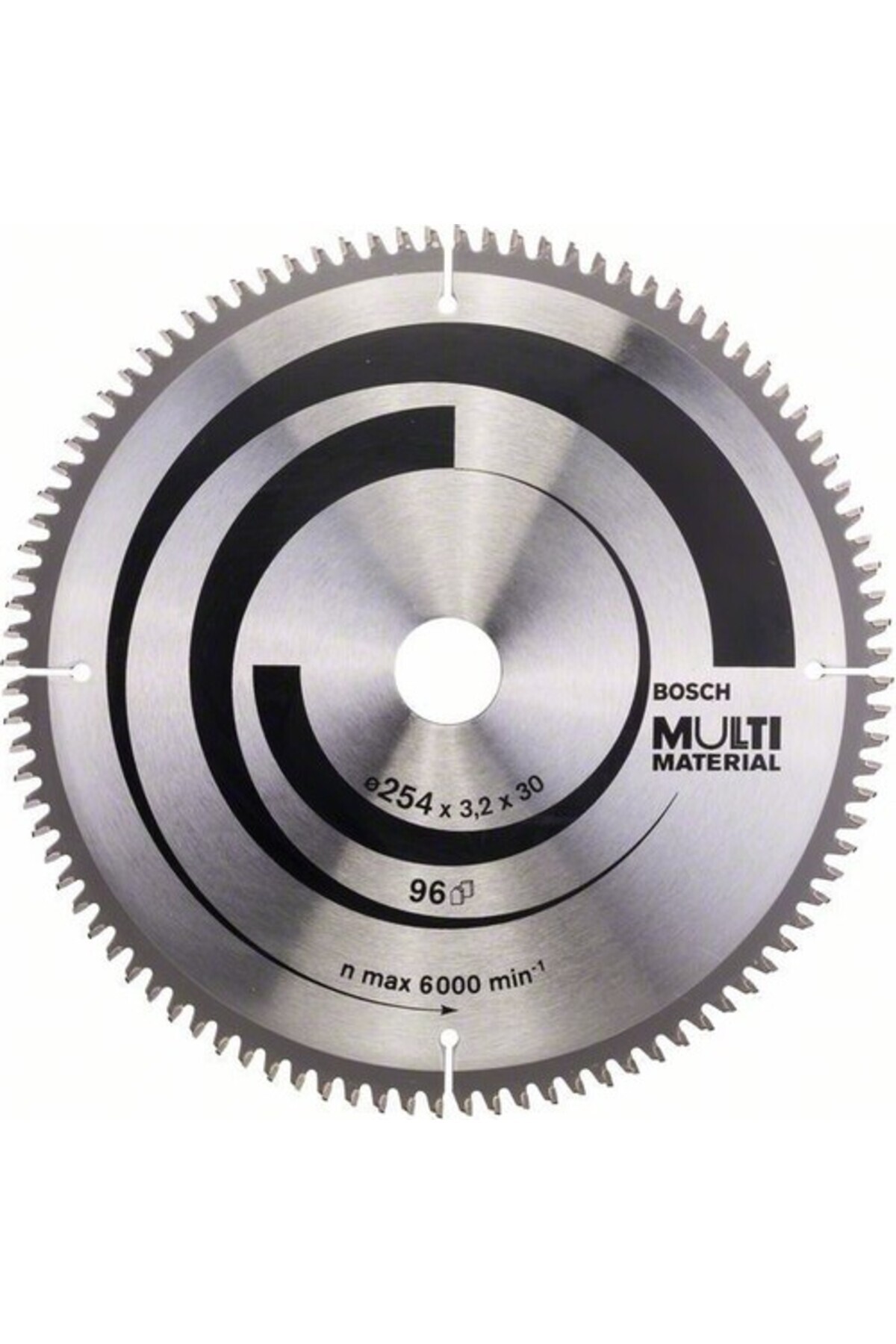 Bosch - Standard For Serisi Çoklu Malzeme Için Daire Testere Bıçağı 254*30 Mm 96 Diş