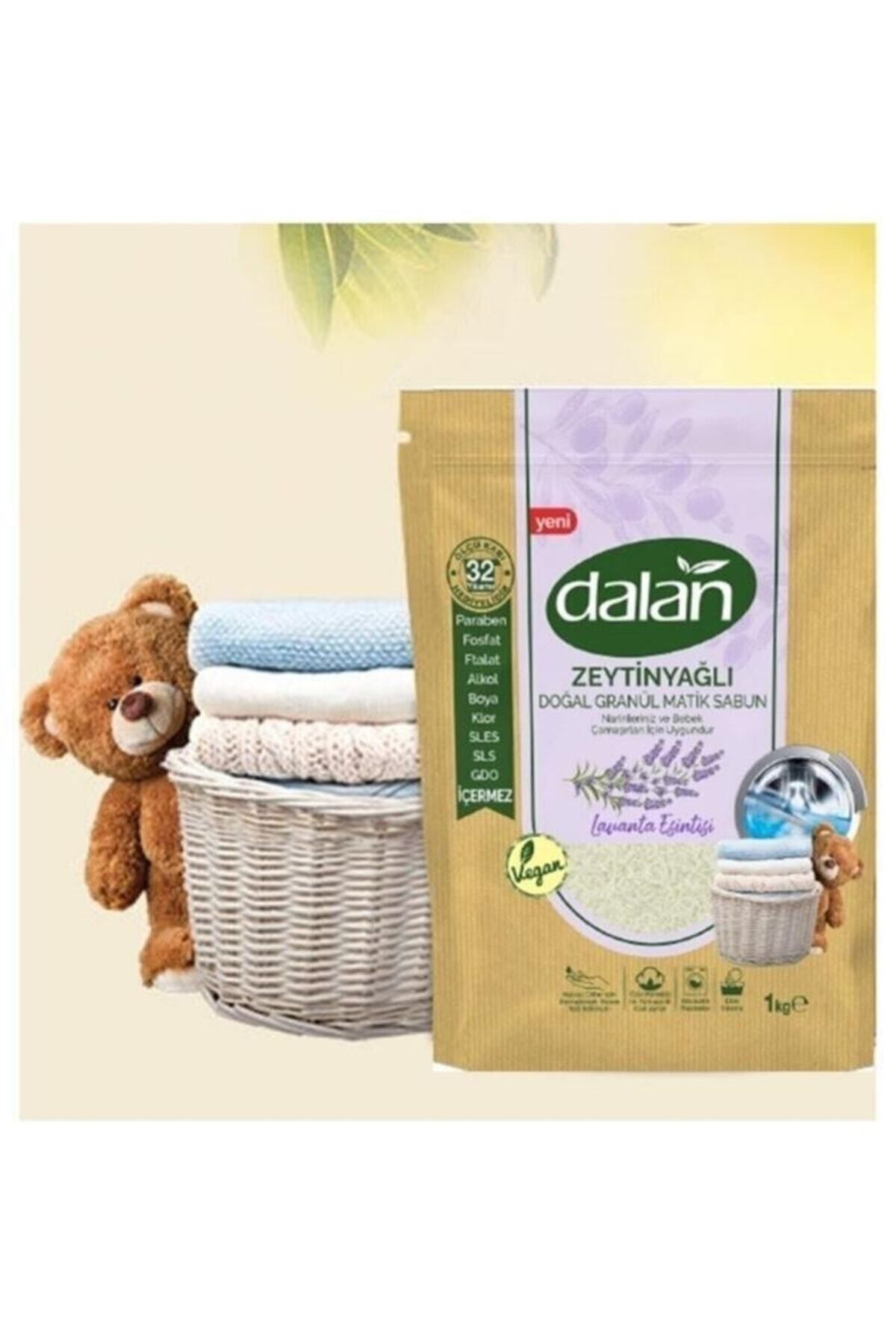 Dalan Granül Matik Doğal Lavanta Esintisi 1 Kg 2 X 32:64 Yıkama fotoğrafı 4 (önizleme)