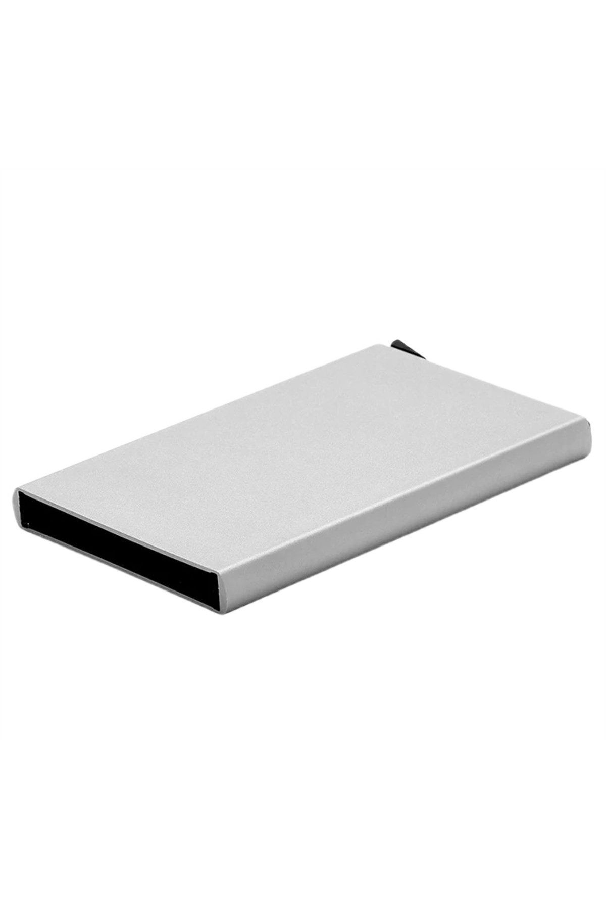 Boldy Alüminyum Kartlık - Mekanizmalı Kartlık - Otomatik Kartlık - Metal Slim Kartlık-Kredi Kartlık 1 Adet görsel 8
