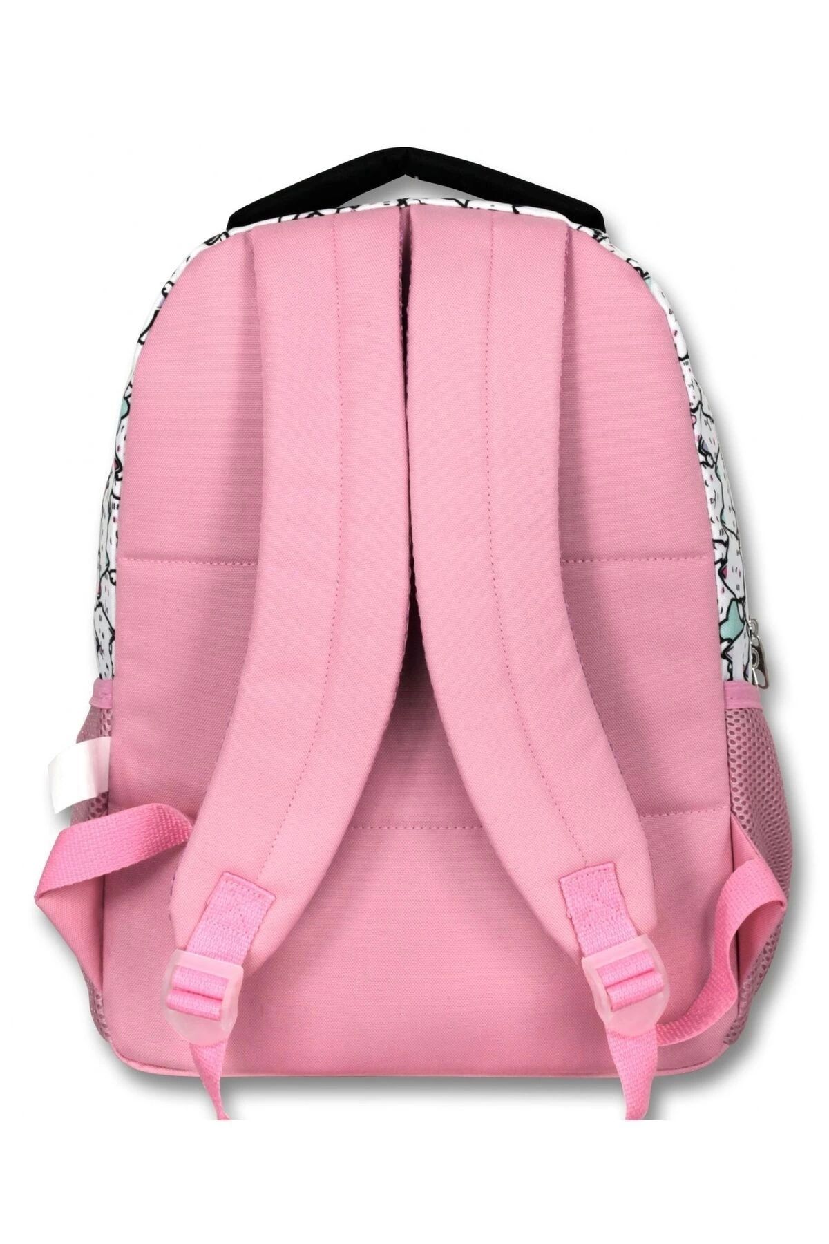 ÜMİT ÇANTA-Cennec 5012 (Cute Cats - Pink White - Girl) Geantă de școală 3
