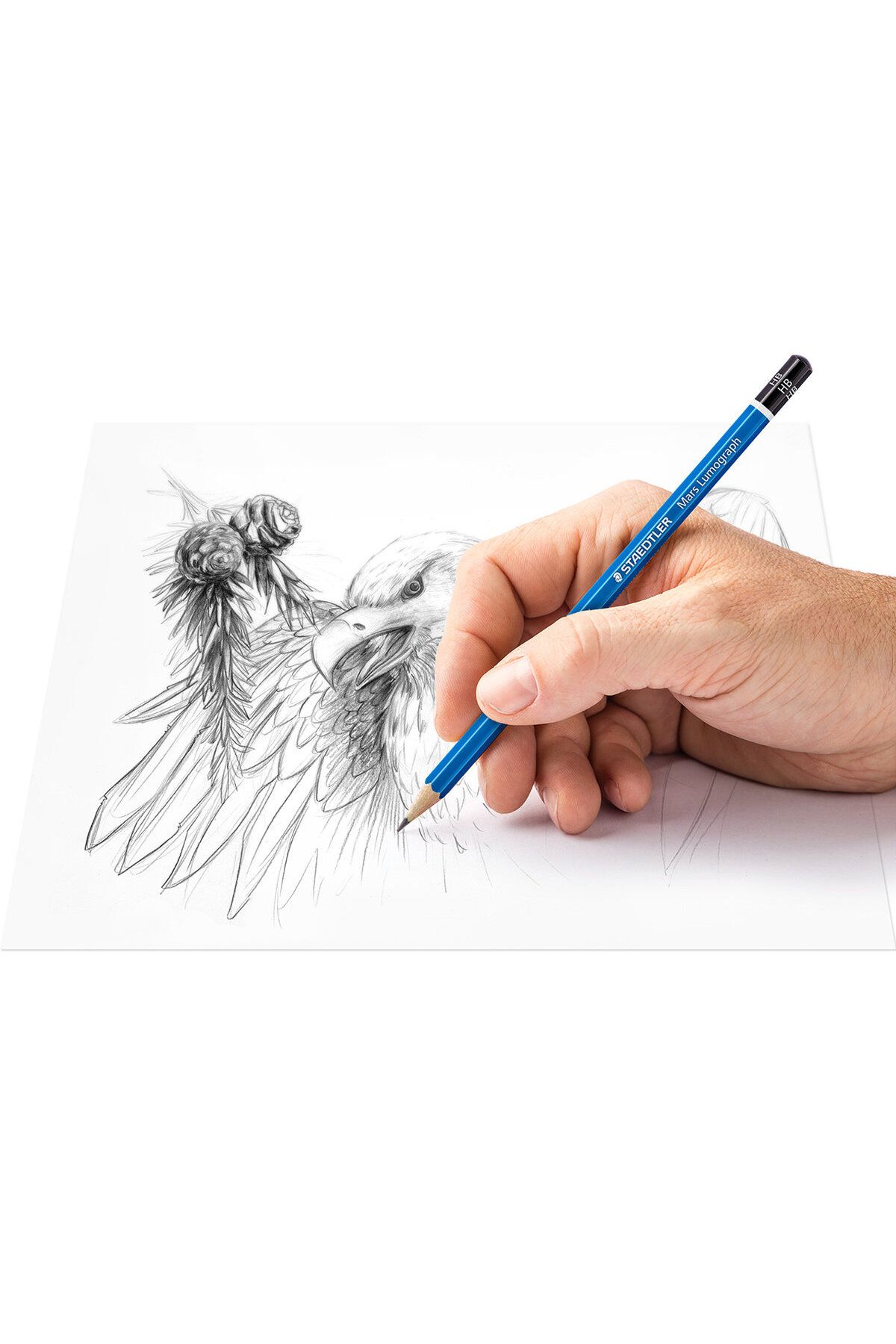 Staedtler-61 100 C6 Mars Lumograph Pencil Set – 6 Pcs 7