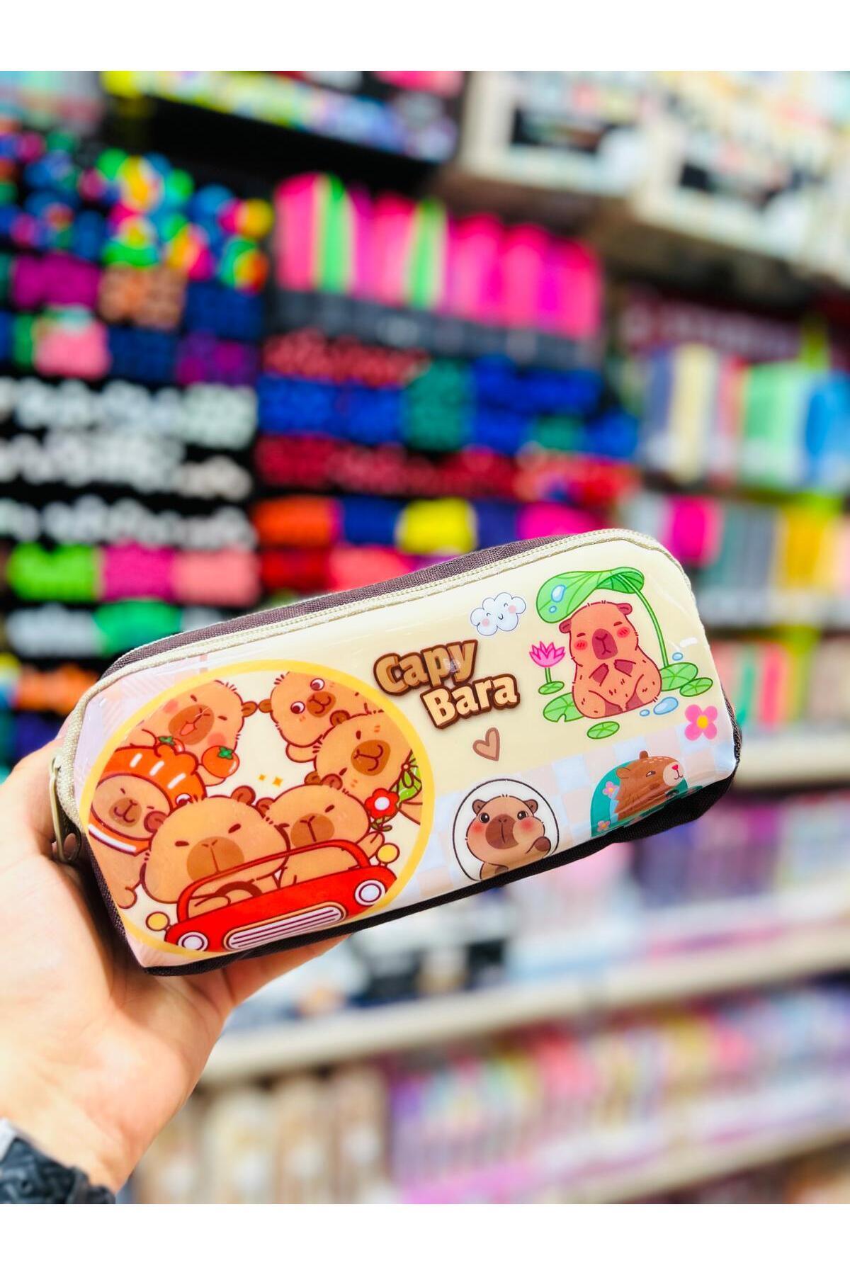 ÖZ KIRTASİYE Capybara Çift Gözlü Orjinal Kalemlik (1adet)