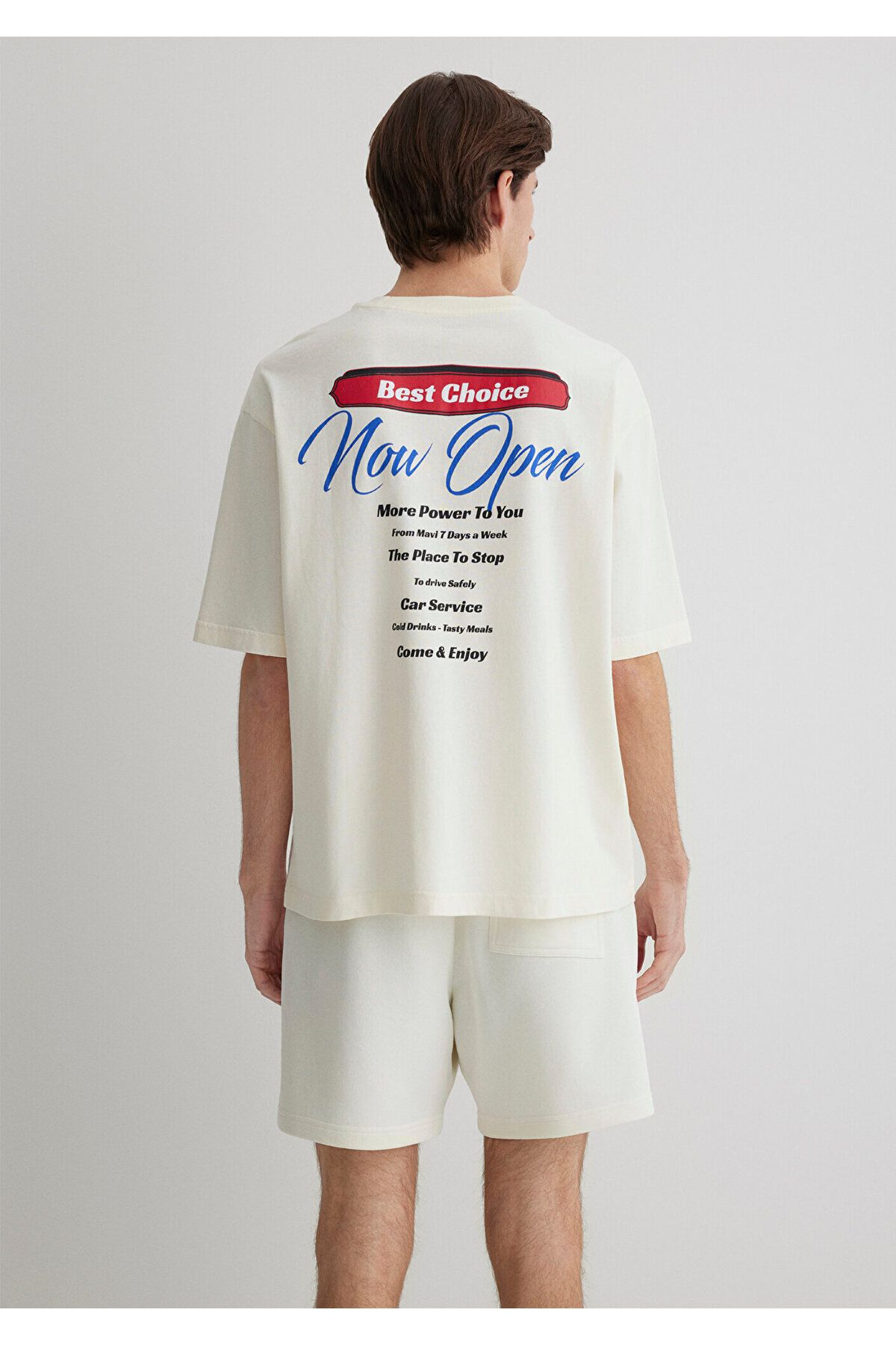 Mavi-Best Choice Printed Ecru T-Shirt Relaxed Fit / Άνετη εφαρμογή 0612606-86420 6