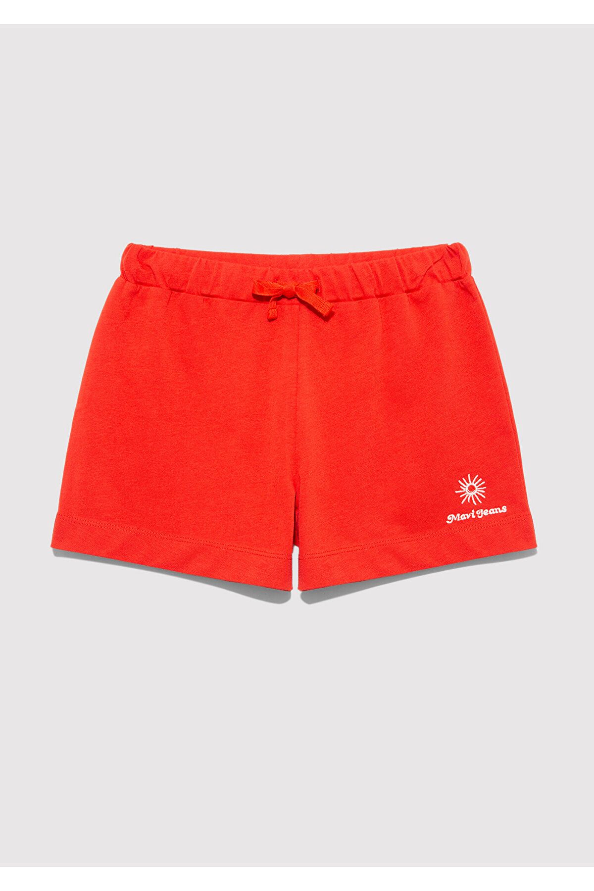 Mavi-Jeans Printed Red Shorts 7410007-84531 3