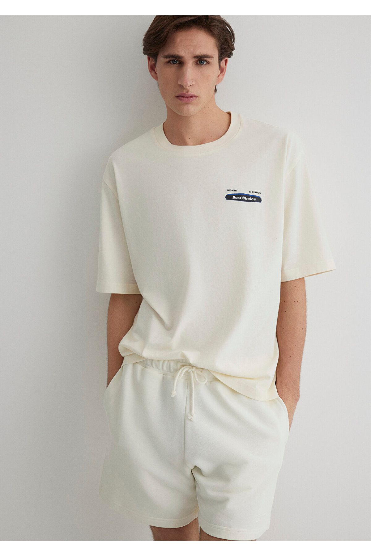 Mavi-Best Choice Printed Ecru T-Shirt Relaxed Fit / Άνετη εφαρμογή 0612606-86420 1