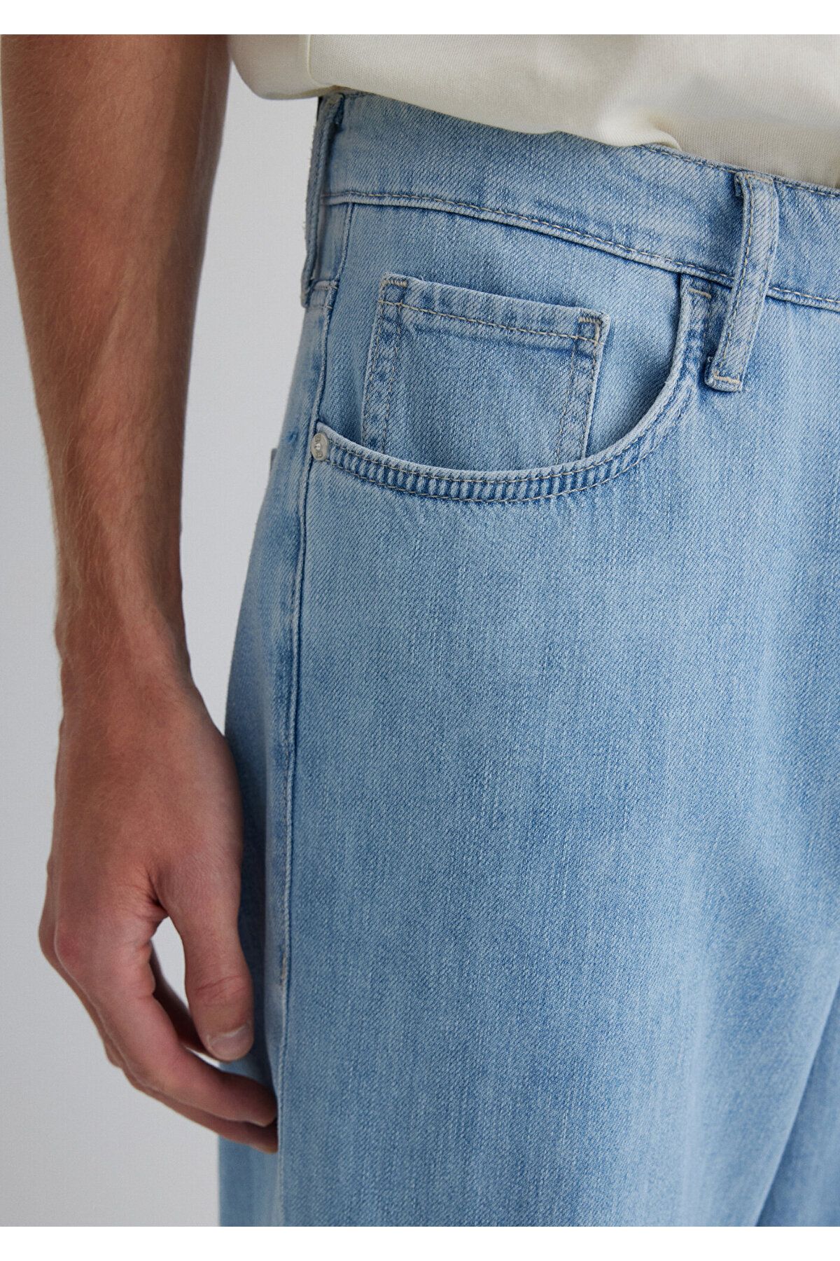 Mavi-Mitte Street Light Blue Denim Jean Trousers 0010101-89518 7