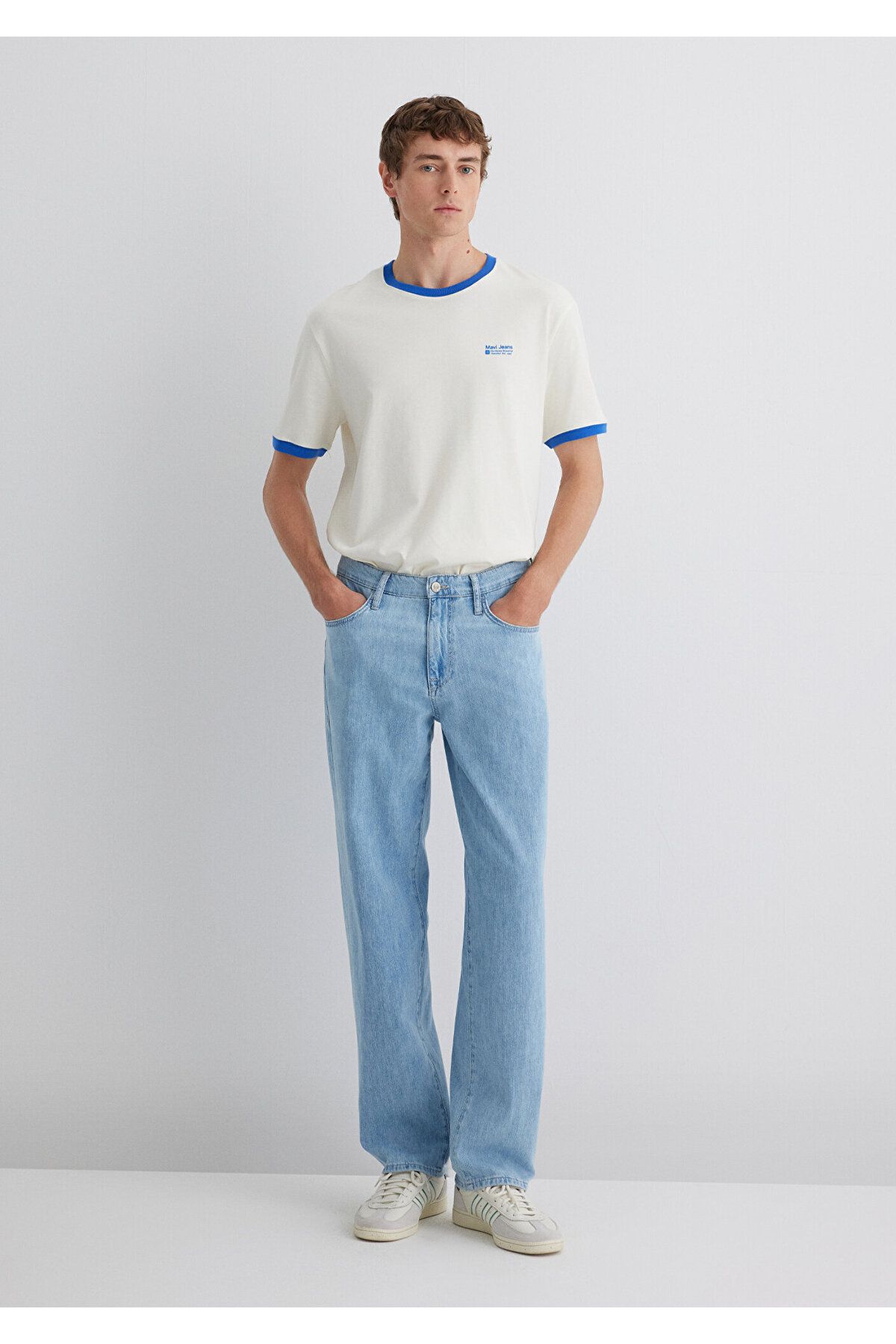 Mavi-Mitte Street Light Blue Denim Jean Trousers 0010101-89518 3