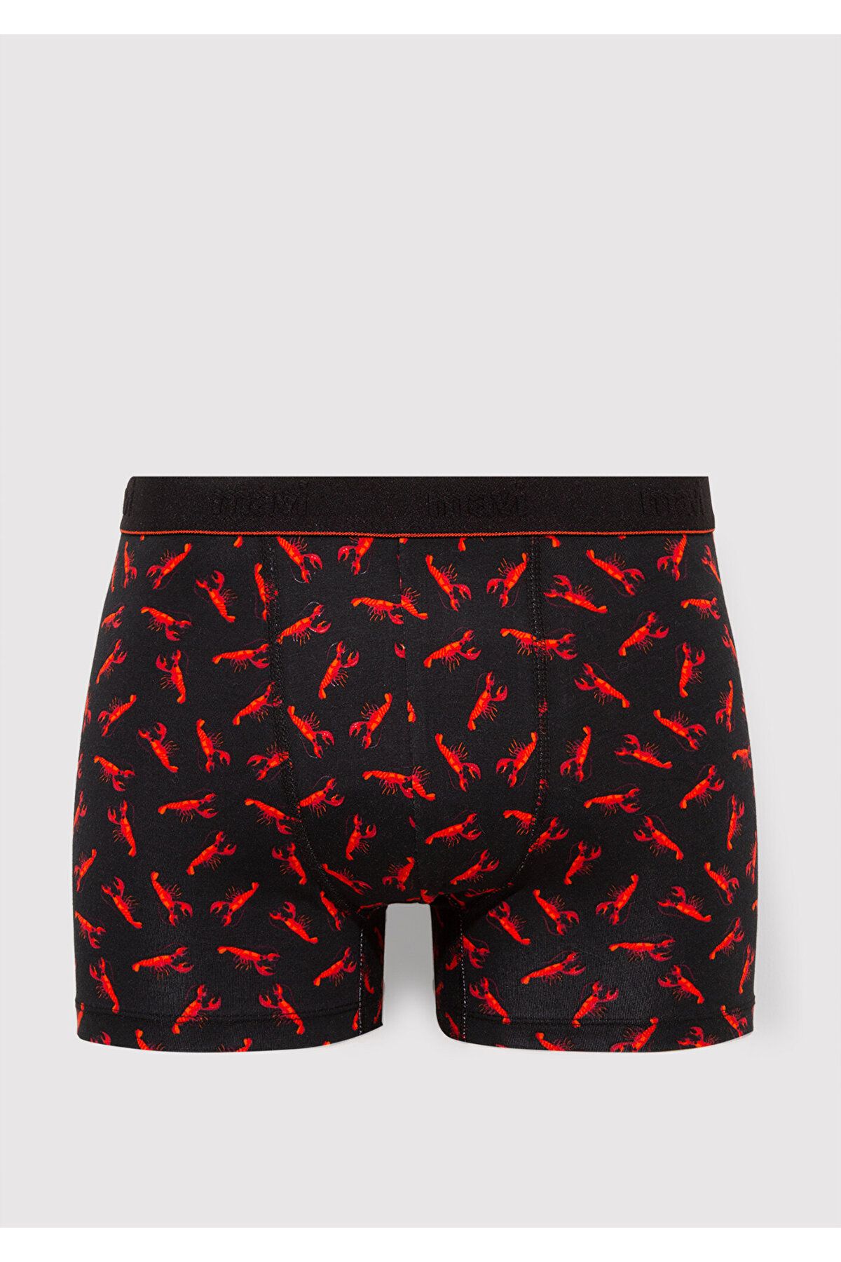 Mavi-Black Lobster Printed Boxers -0911307-900 1