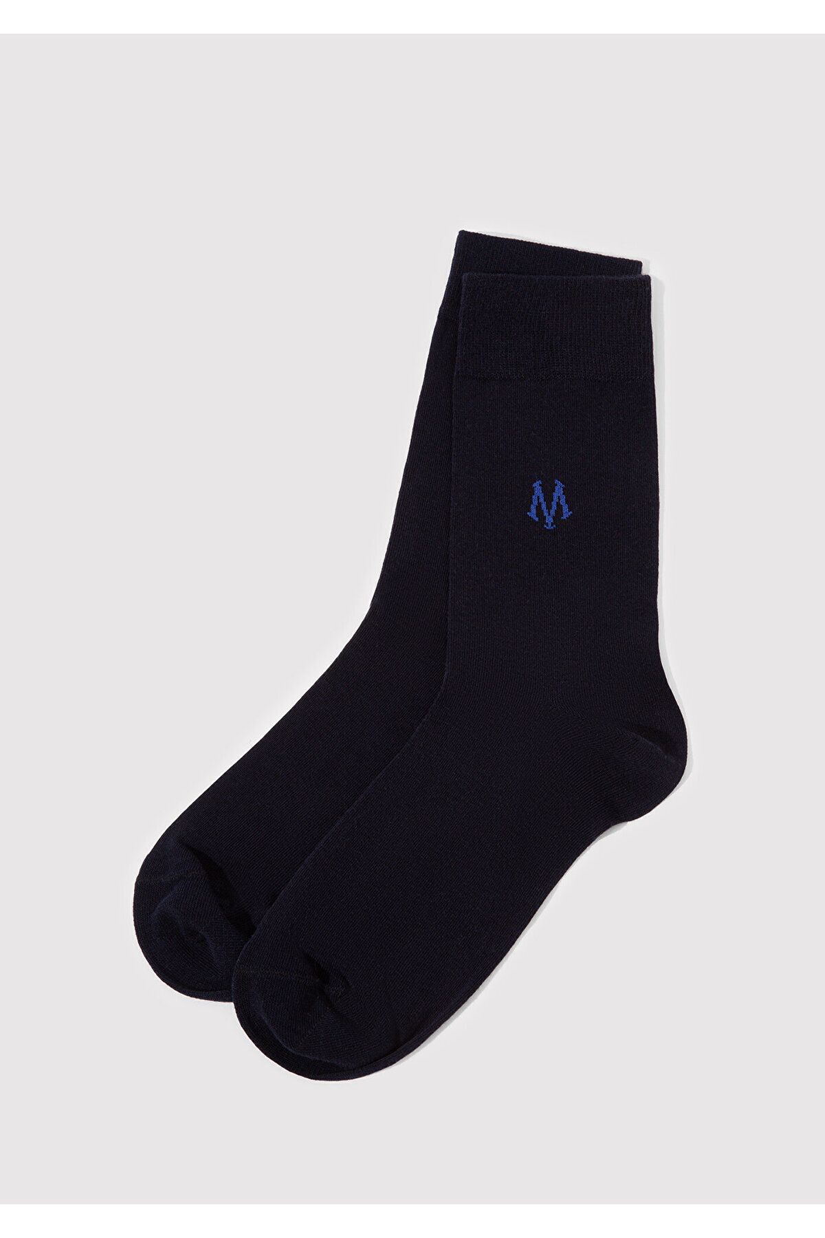 Mavi-Logo Printed Navy Blue Socks 090250-26828 1