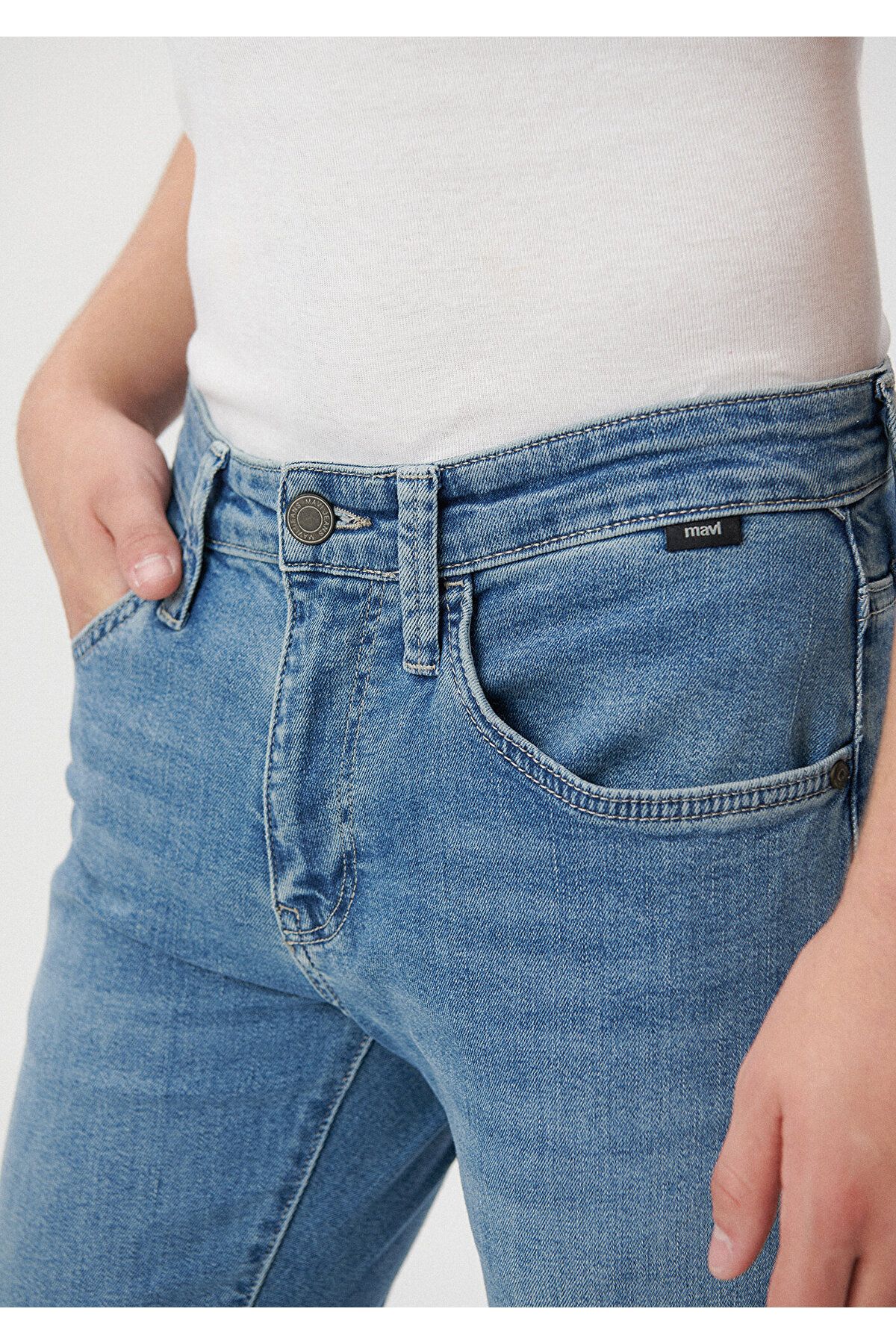 Mavi-Leo Casual Misty Indigo Si Jean Παντελόνι0076229574 7