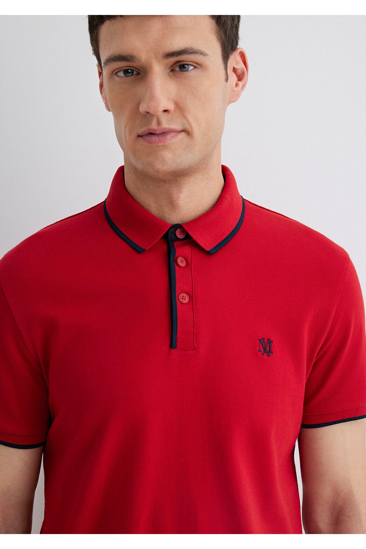 Mavi-Red Polo T-Shirt - Collar Detailed, Fitted Cut062373-28441 6