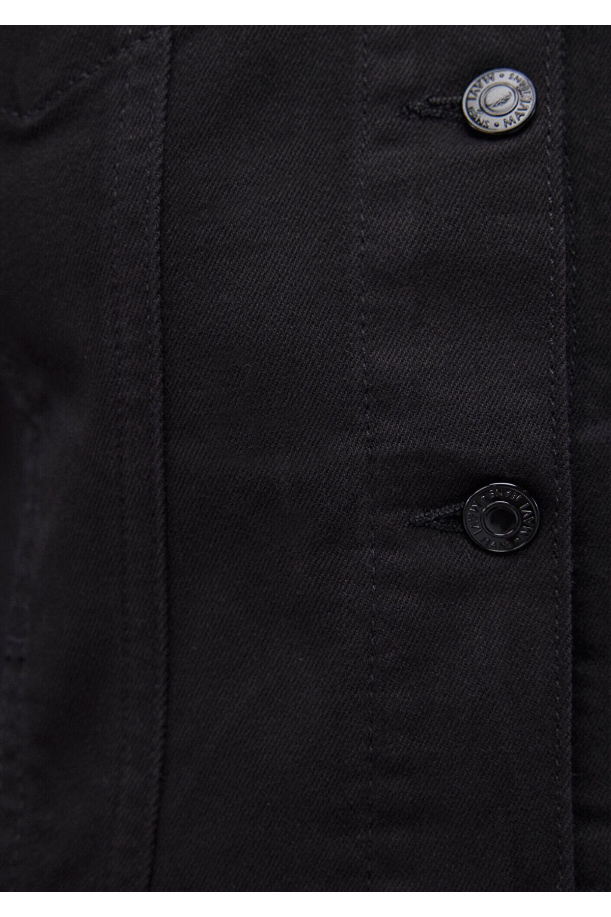 Mavi-Daisy Casual Black Jean Jacket - 1113627254 6