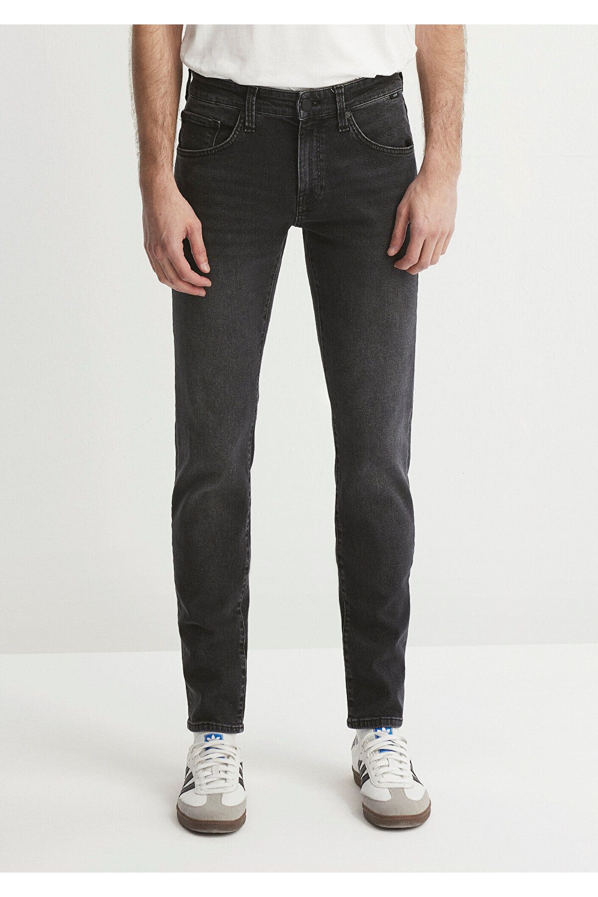 Mavi-Kvnç Schwarze rauchgraue Jeanshose 001070-34804 3