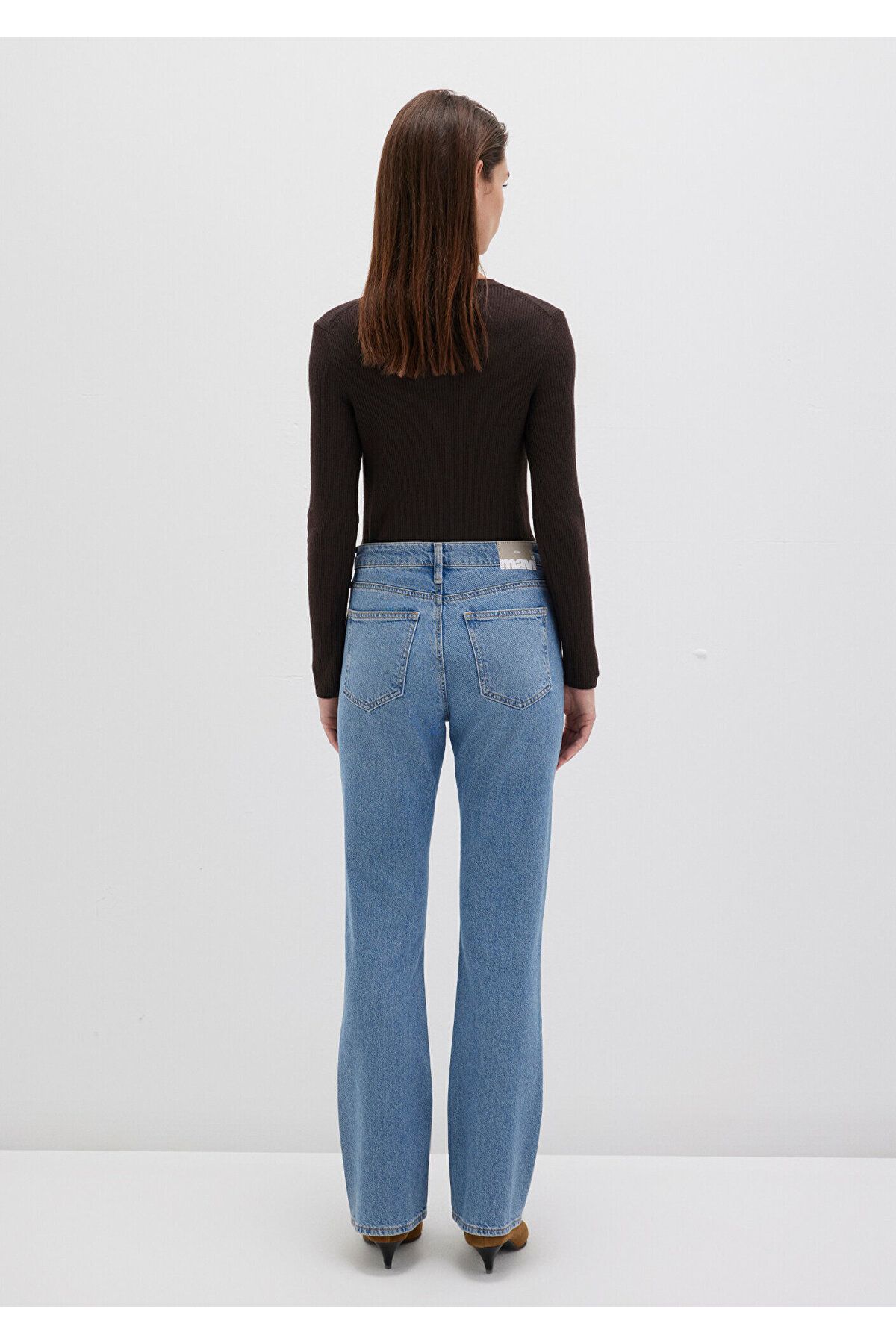Mavi-Pantaloni Bliss All Blue Shaded Indigo Si Jean 101437 -80890 7