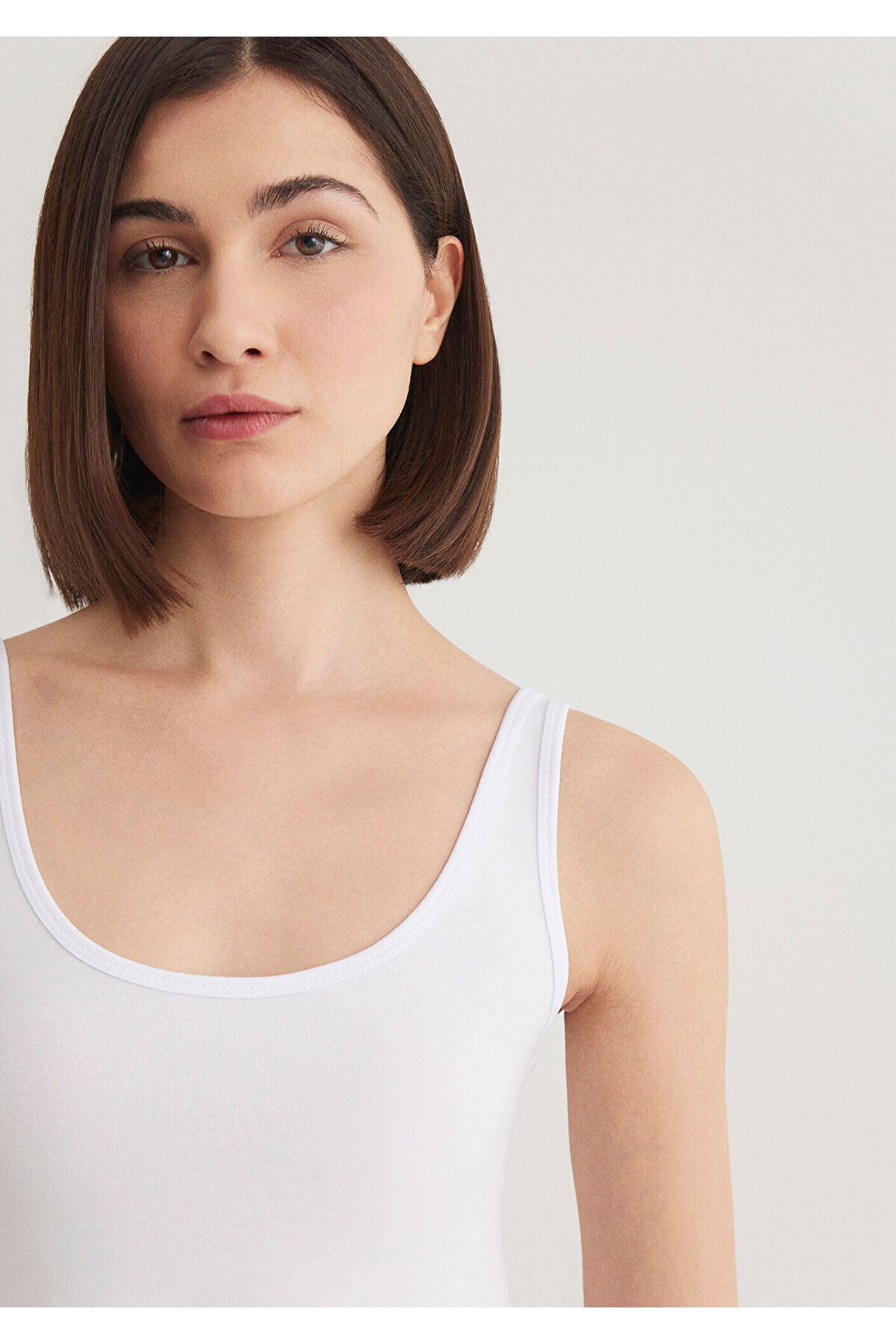 Mavi-Body Sitting WhiteStretchAthlete - 164156 -620 5