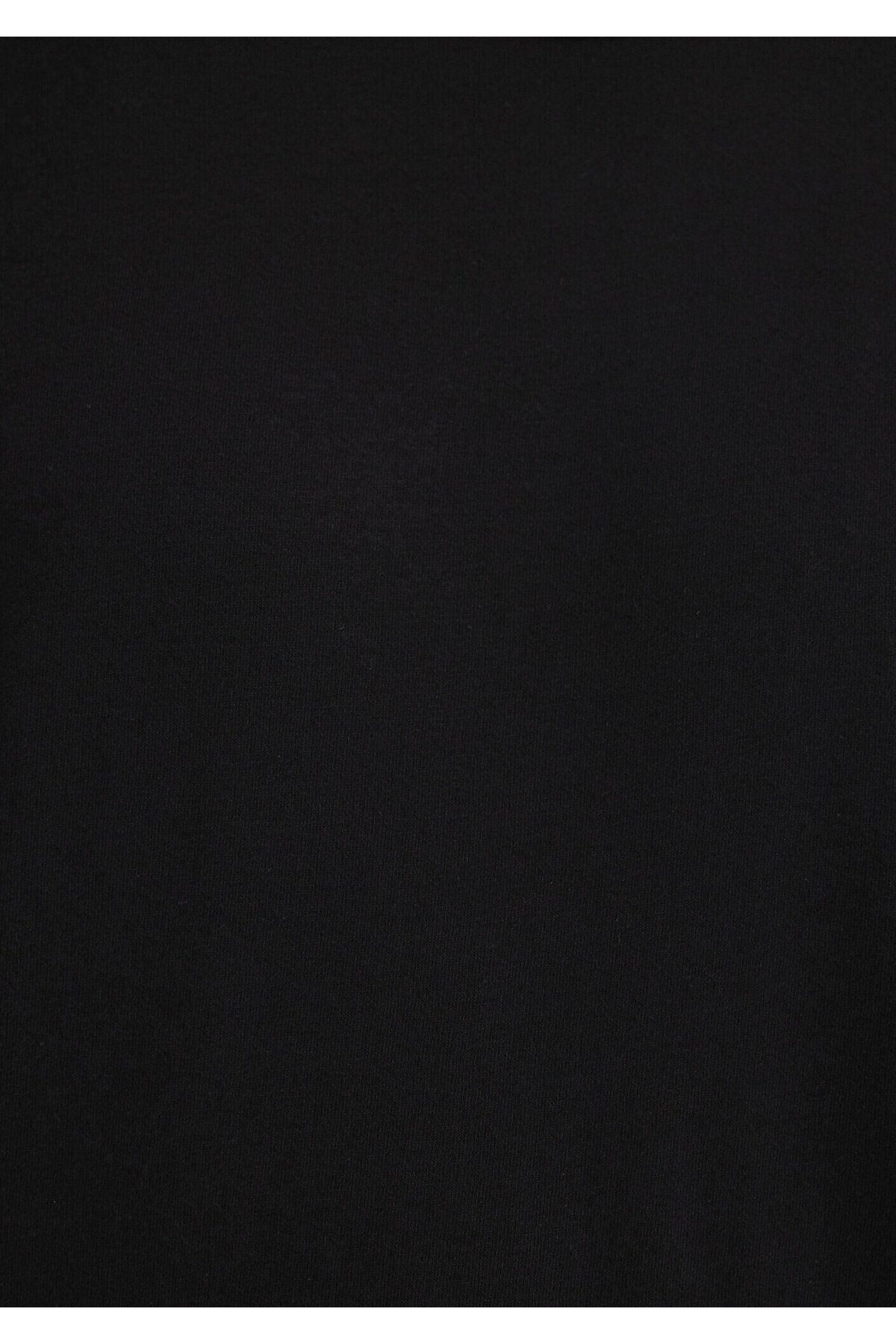 Mavi-Black Fitted T-Shirt - Collar Detailed, Fitted Cut064019-20933 7