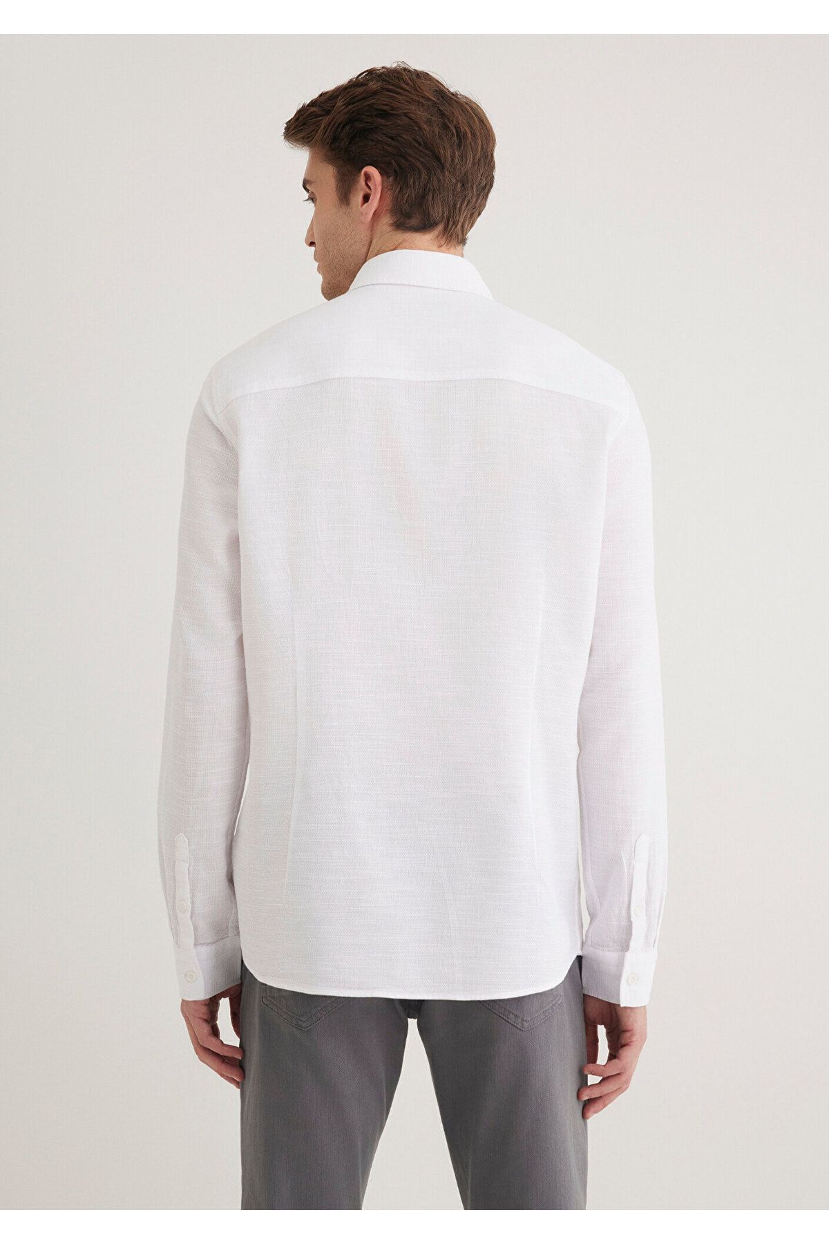 Mavi-White Shirt Fitted / Close-fitting Cut 020579-25705 4