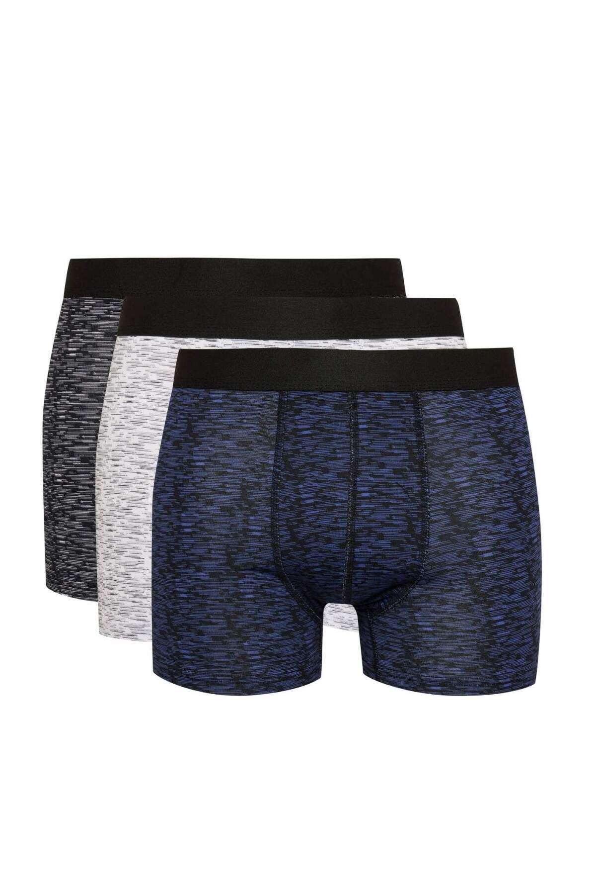 DeFacto-Gestreifter 3-teiliger Boxer E0033ax24cw 1