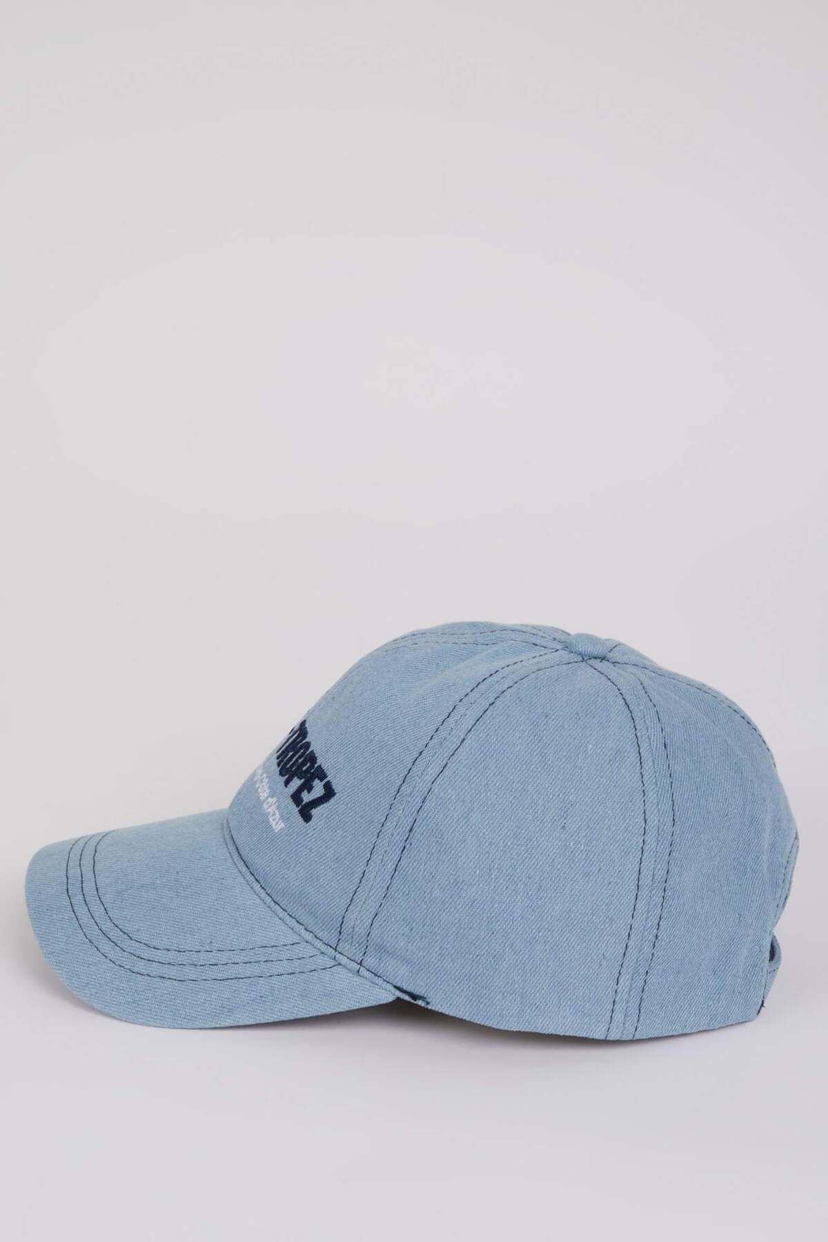 DeFacto-Women's Embroidered Embroidery Jean Cap Hat D5609Ax25Sm 3