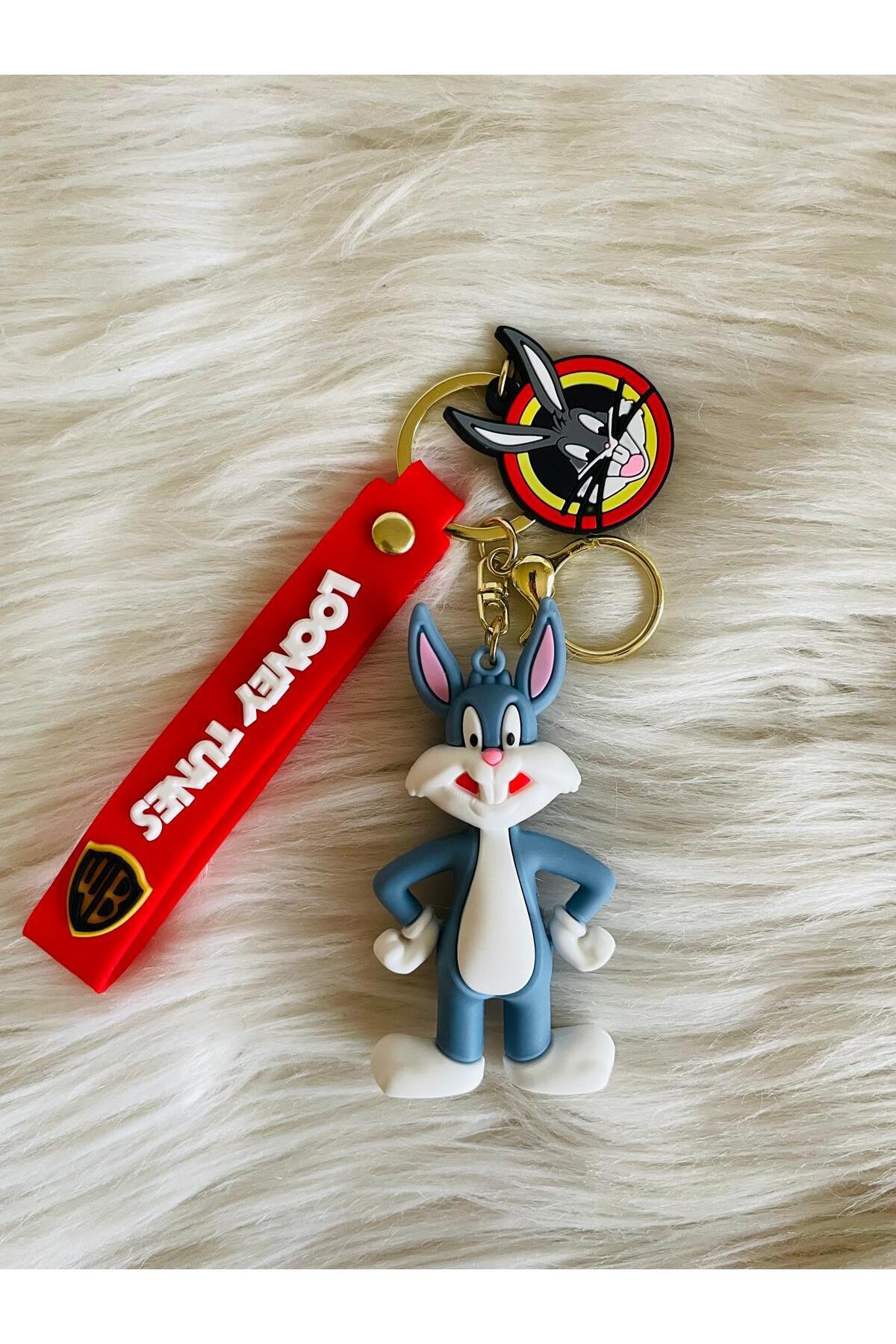 Bugs Bunny Keychain #LooneyTunes ,SiliconeKeychain #BagThinks #Gift
