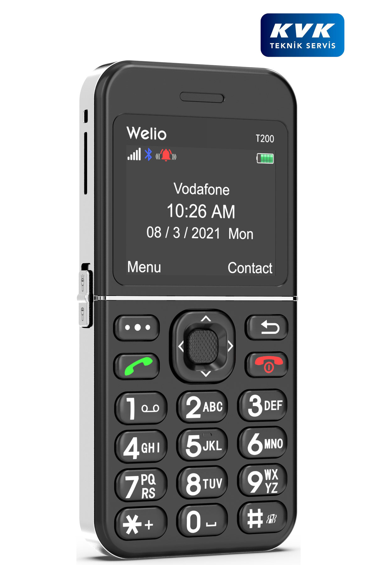 Welio WKEY T200 Tuşlu Cep Telefonu Kameralı Asker Telefonu Yaşlı