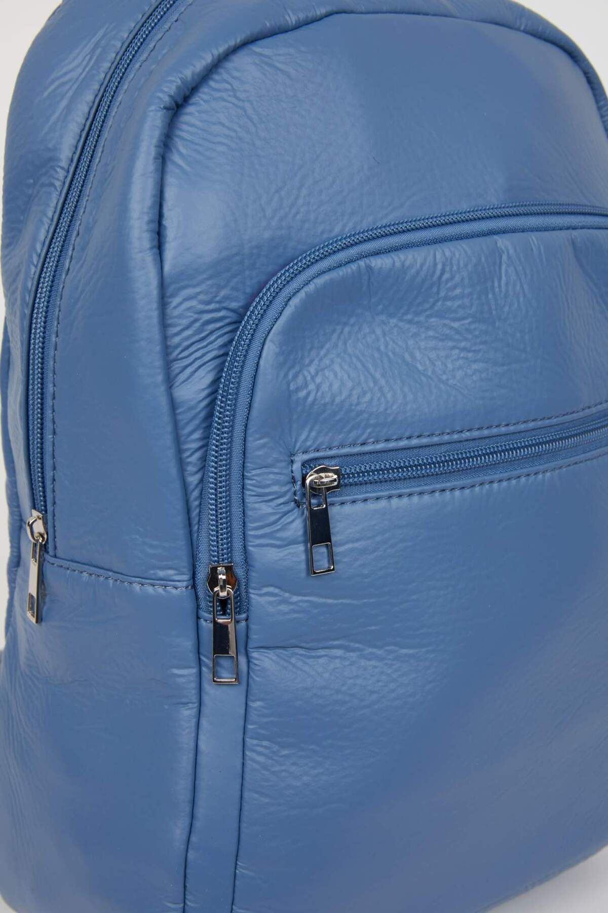 DeFacto-Unisex Faux Leather School Backpack C5606Axns 3