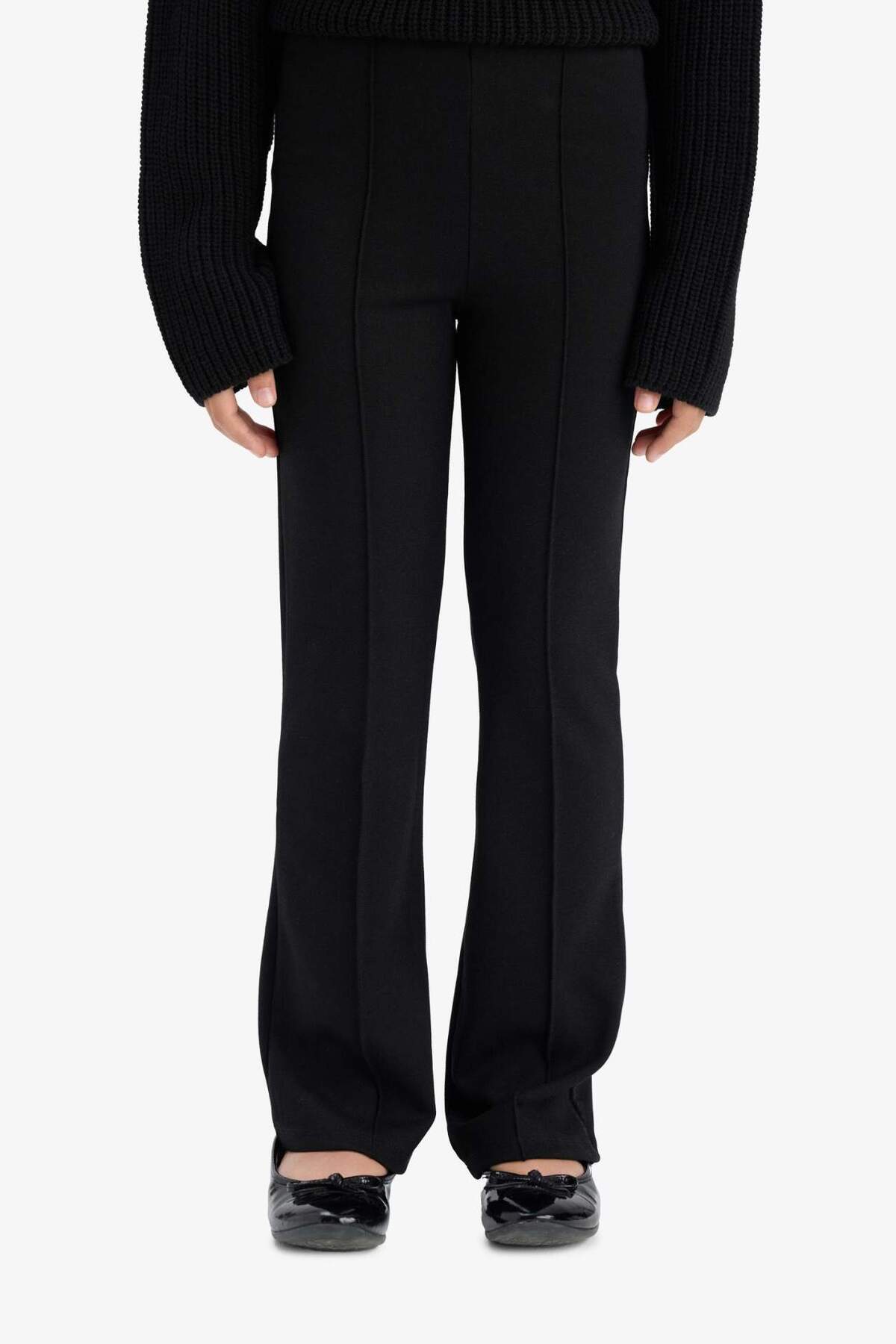 DeFacto-Schwarze Leggings für Mädchen, Standardgröße, spanische Beine, C7433A824AU 4