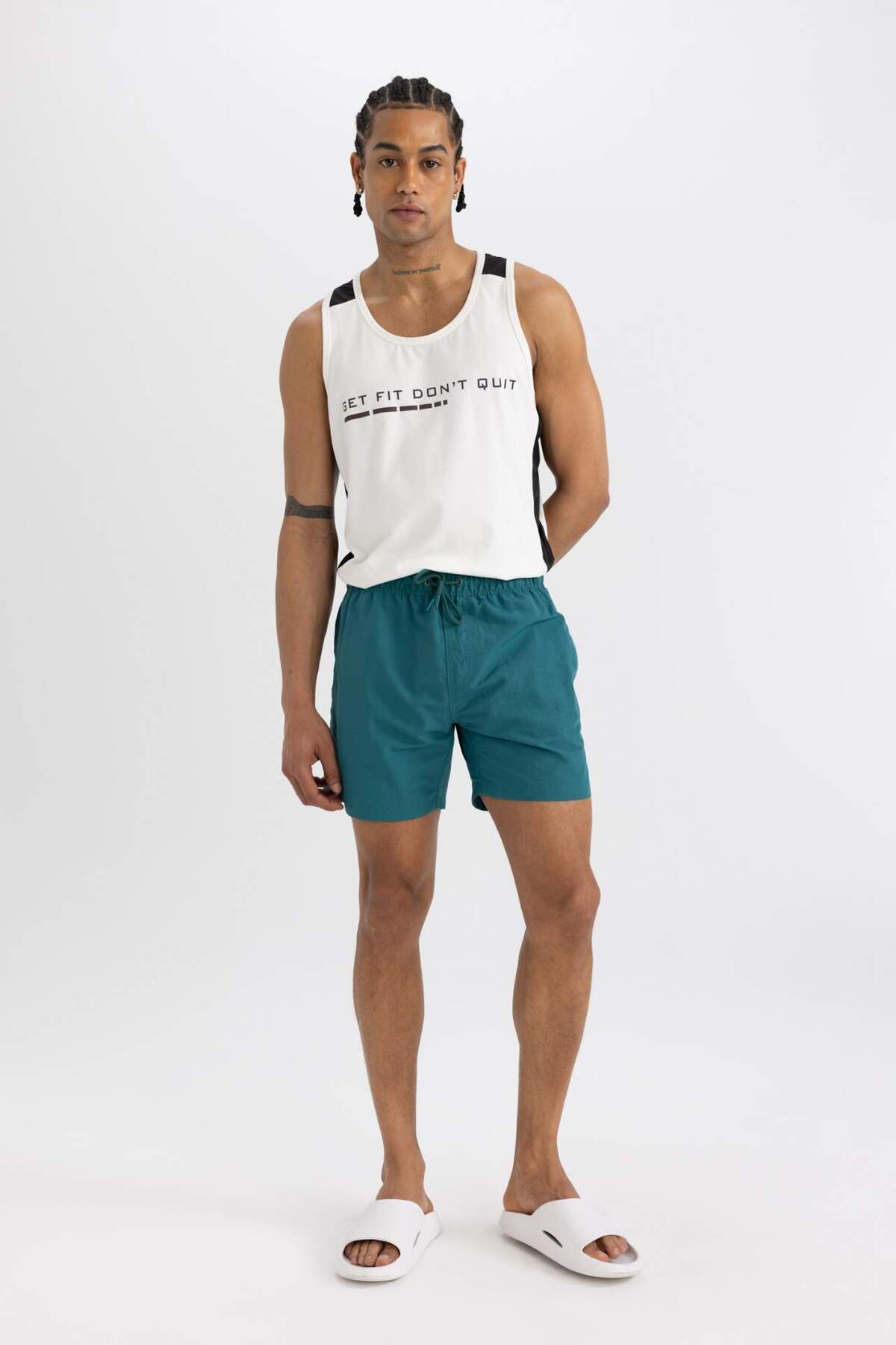 DeFacto-Kurze Badeshorts mit Netzfutter - B7244AX24HS 1