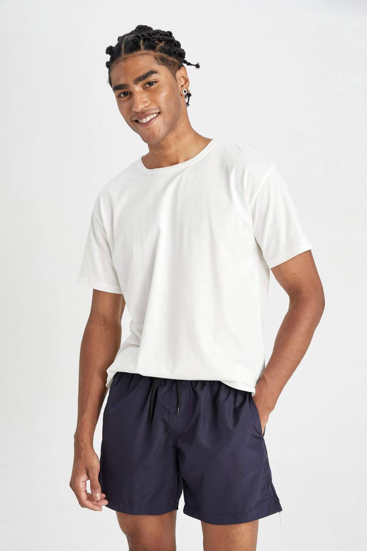DeFacto-Mesh Lined Short Length Sea Shorts X2955Az24Hs 3