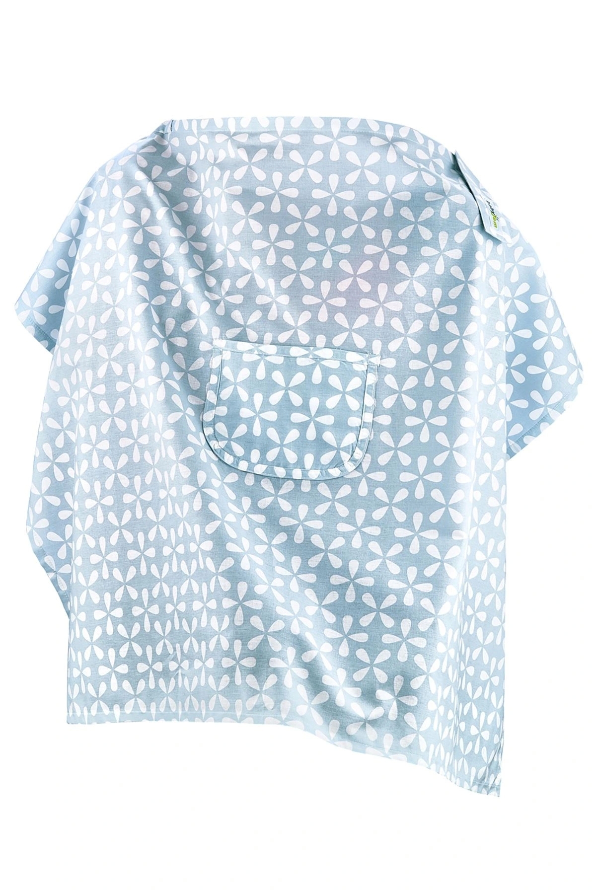 Babyjem Cepli Emzirme Önlüğü 323 Mavi Yonca fotoğrafı 2 (önizleme)